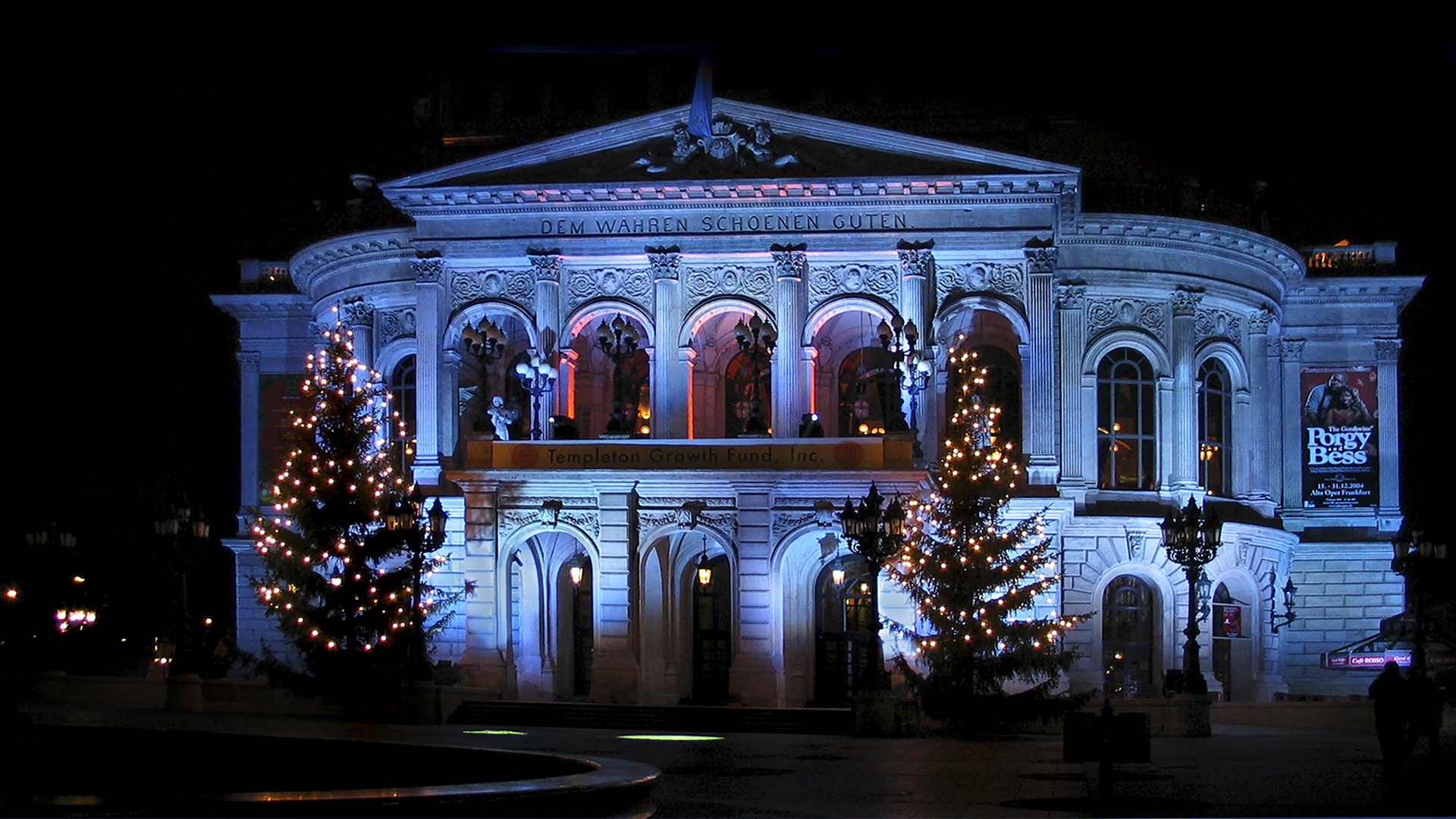 Oper Frankfurt Weihnachten 2022 Architektur the art of vision