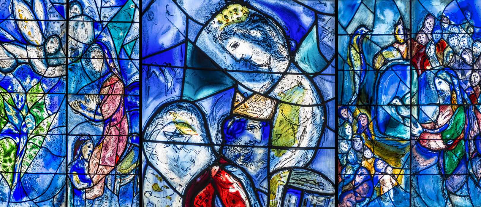 Marc Chagall, MZ Sankt Stephan, Sara - David und Batseba - ARCHE NOAH.