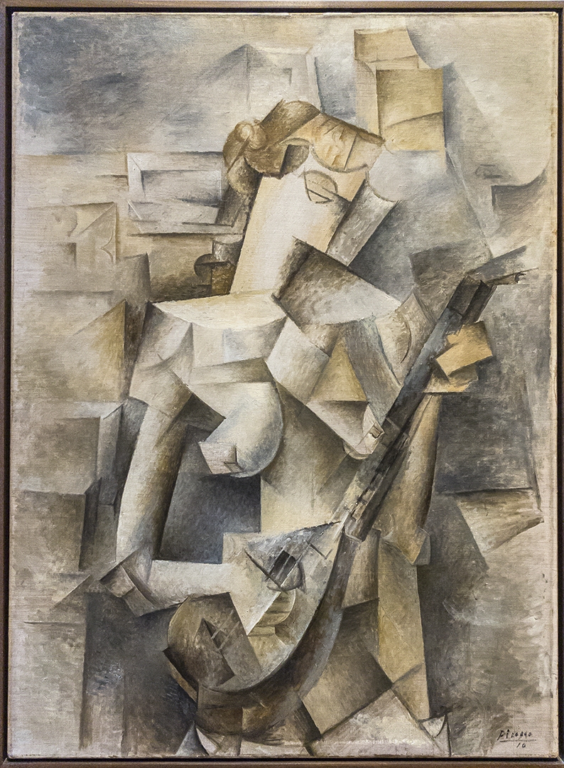 Pablo Picasso, 1881-1973, Girl with a Mandolin (Fanny Tellier), entstanden in 1919.