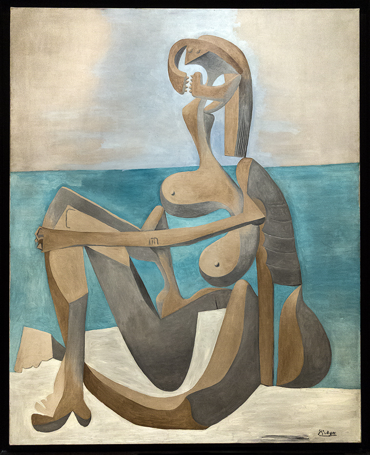 Pablo Picassso, 1881-1973, Seated Bather (1930).