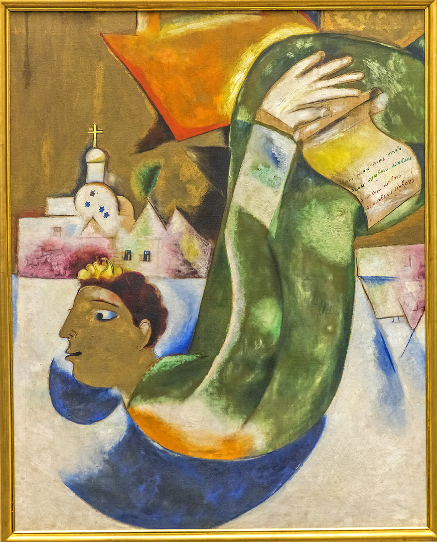 Marc Chagall, 1888-1985, Der heilige Droschkenkutscher (1911).