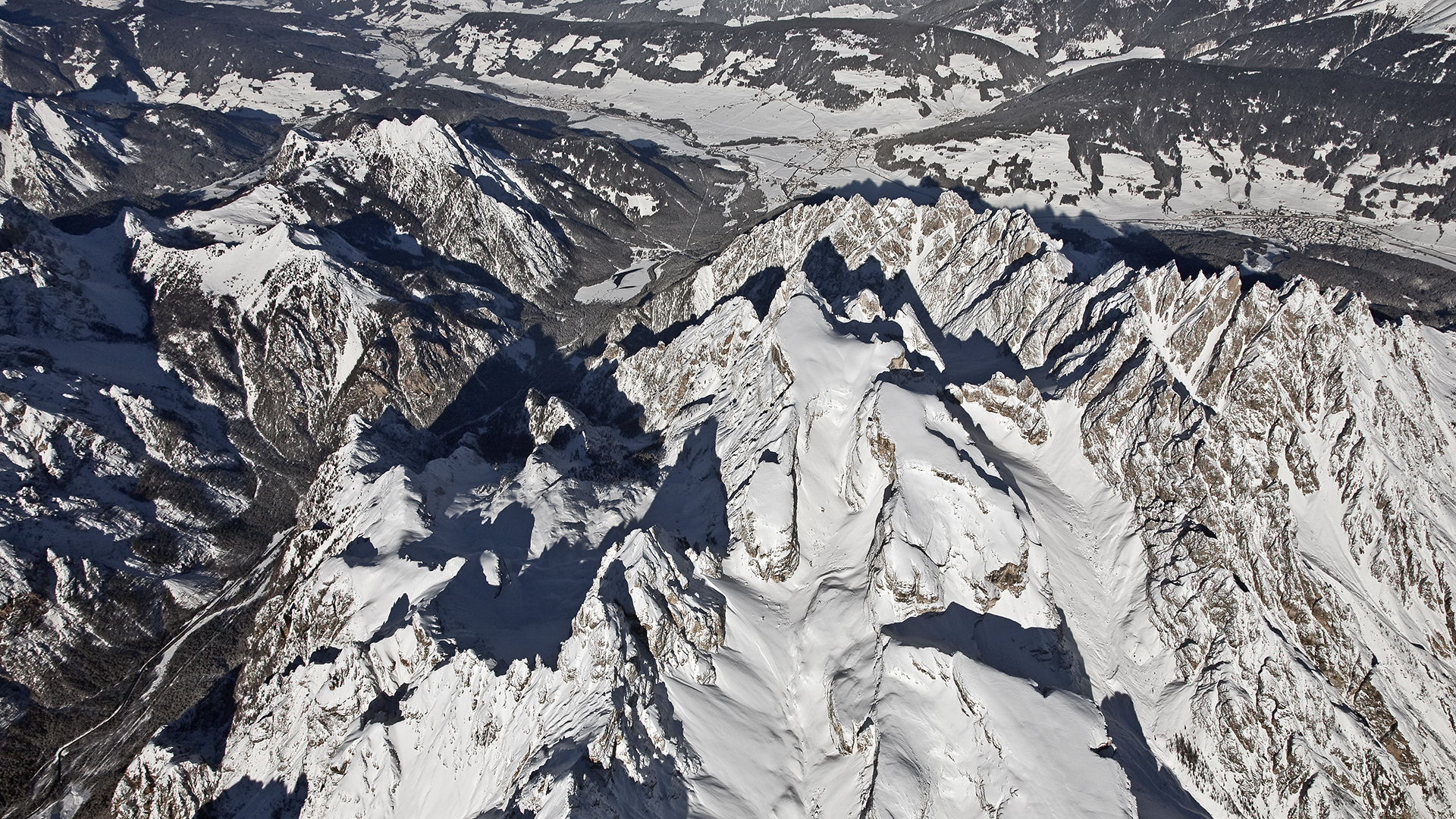 In 3.500m Höhe über dem Haunold, Hausberg von Innichen.
