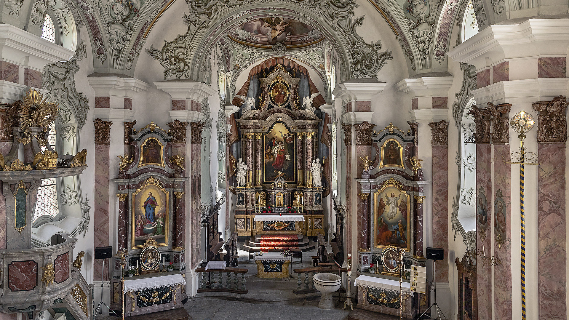 Innichen, barocke Pfarrkirche Sankt Michael.