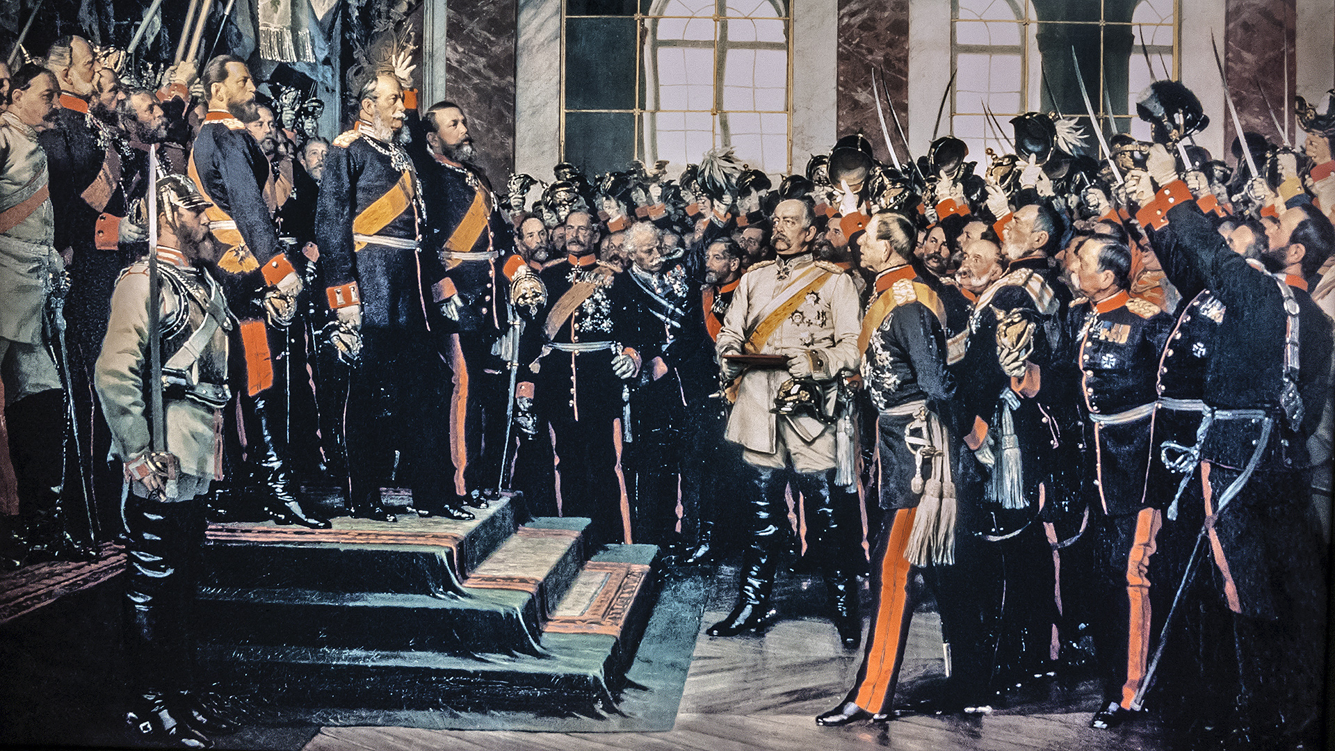 Sternstunde der deutschen Geschichte: Reichsgründung 1871, Versailles.