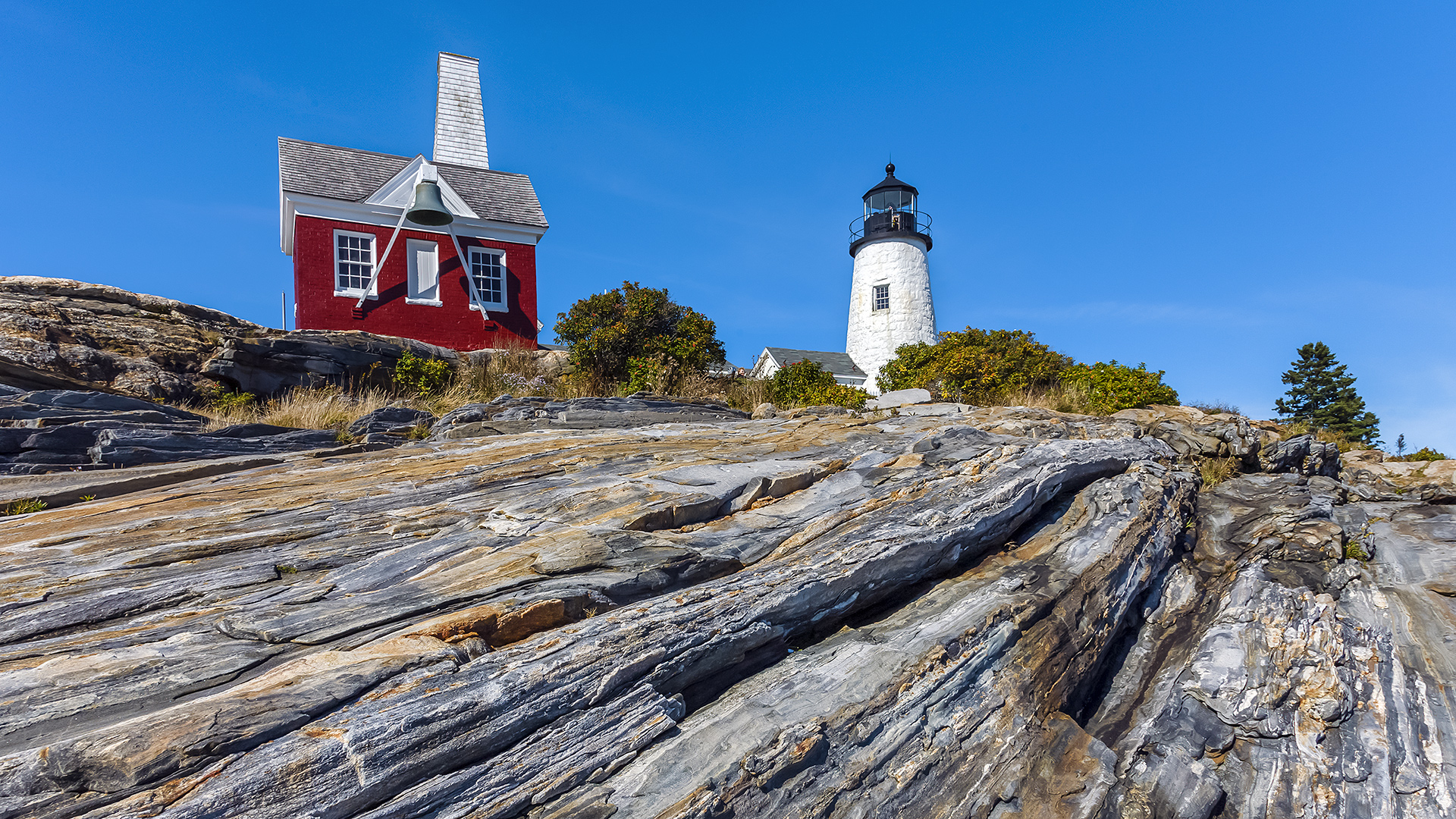 Pemaquid Lighthouse, Acadia NP (USA).