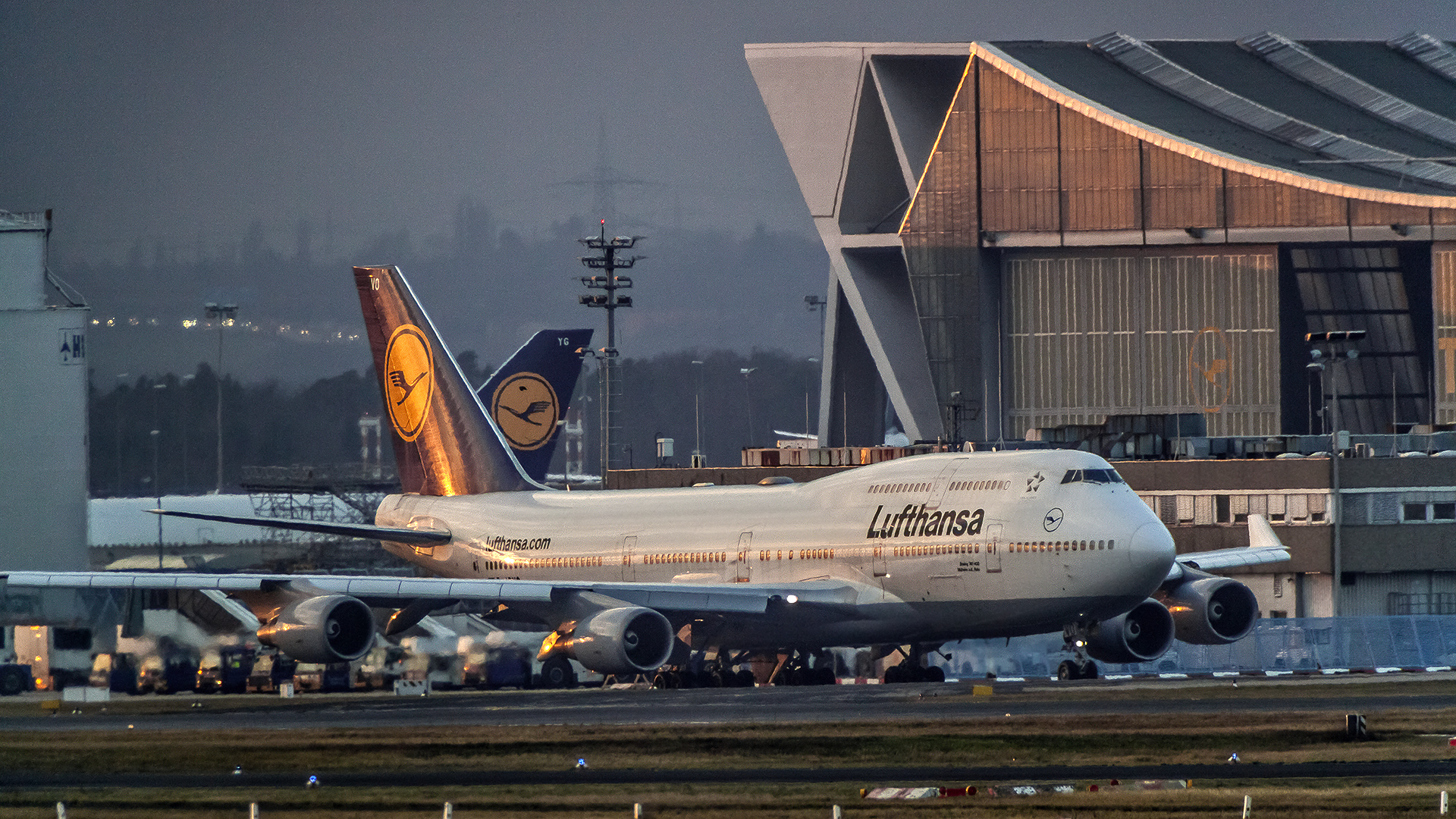 Frankfurter Flughafen: Boeing 747