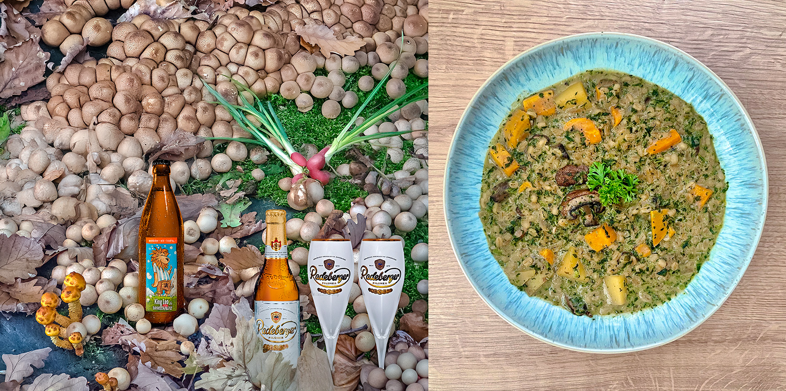 Man kann alle Pilze essen und alle Pilse trinken. Manche sogar öfters.