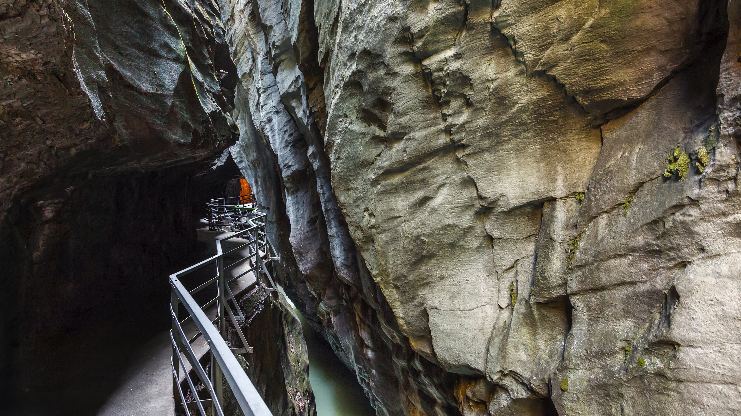 Aareschlucht bei Meiringen.