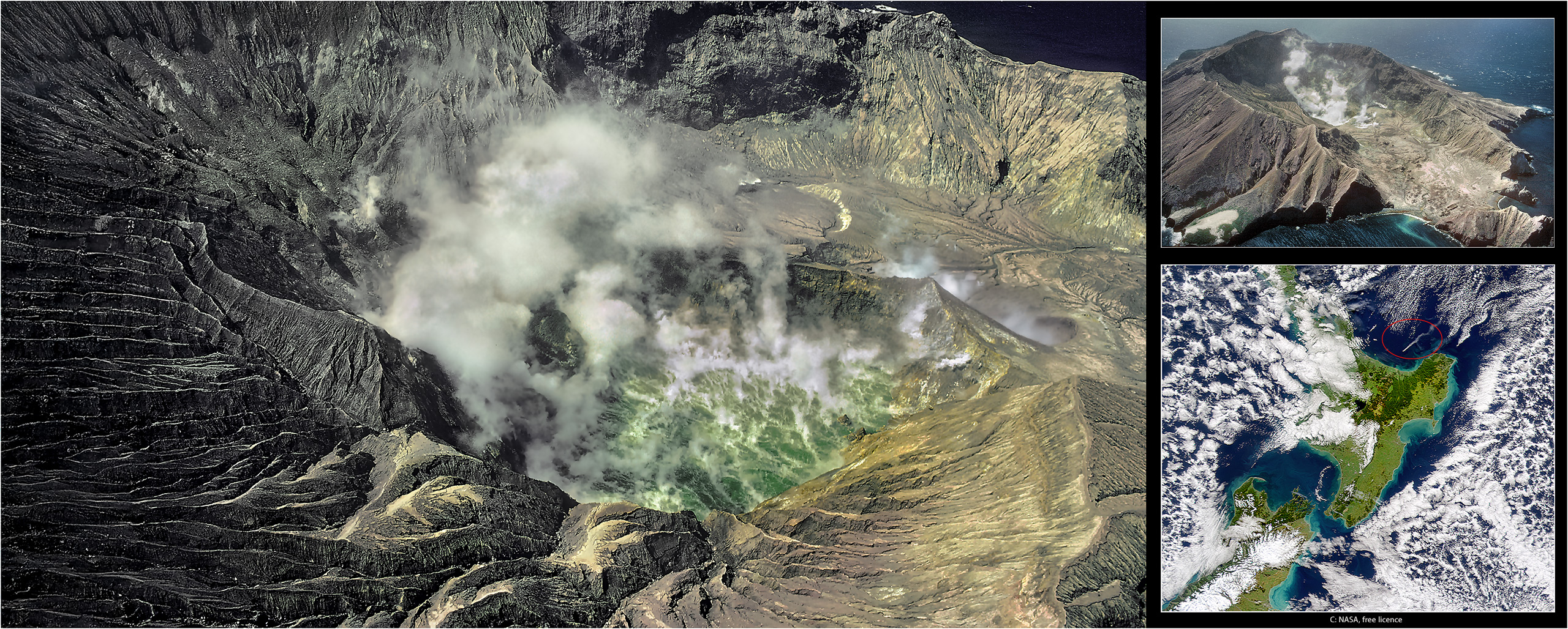 White Island, aktiver Vulkan in der Bay of Plenty.