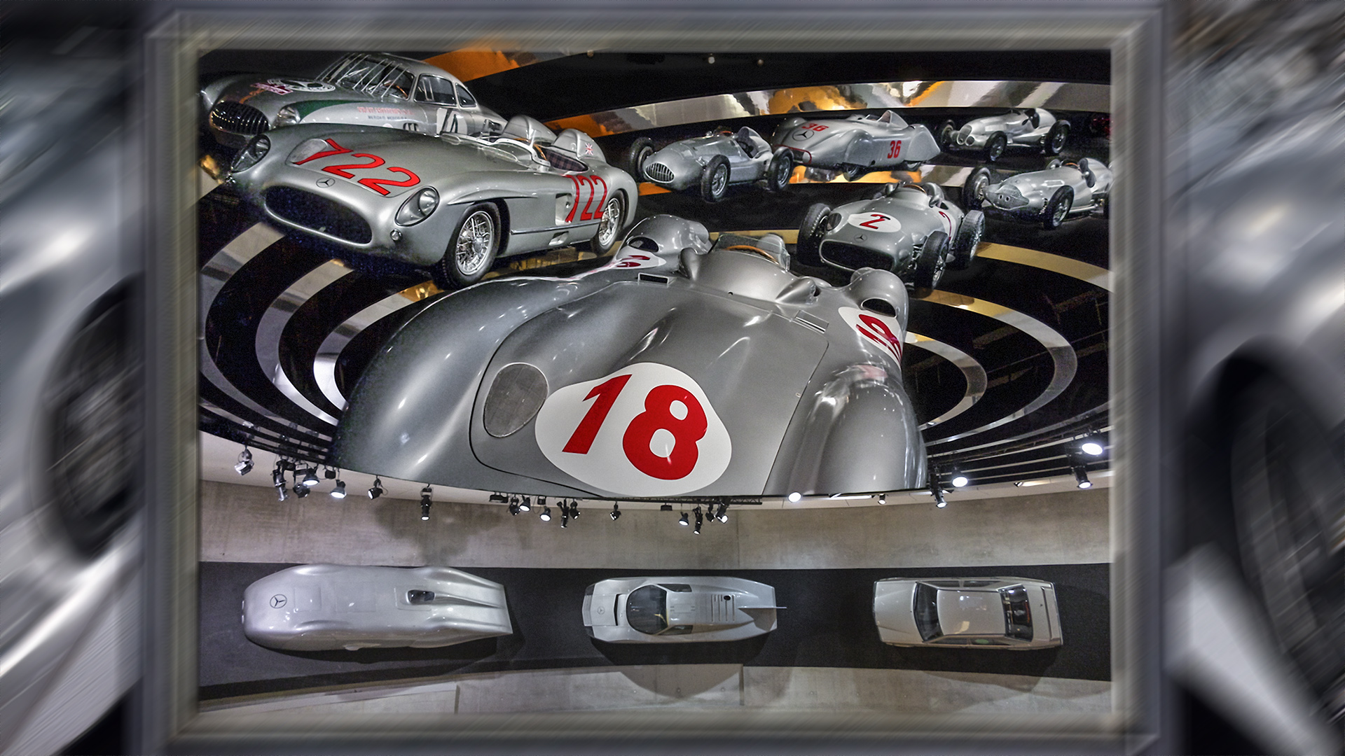 Mercedes-Benz Museum, Stuttgart.