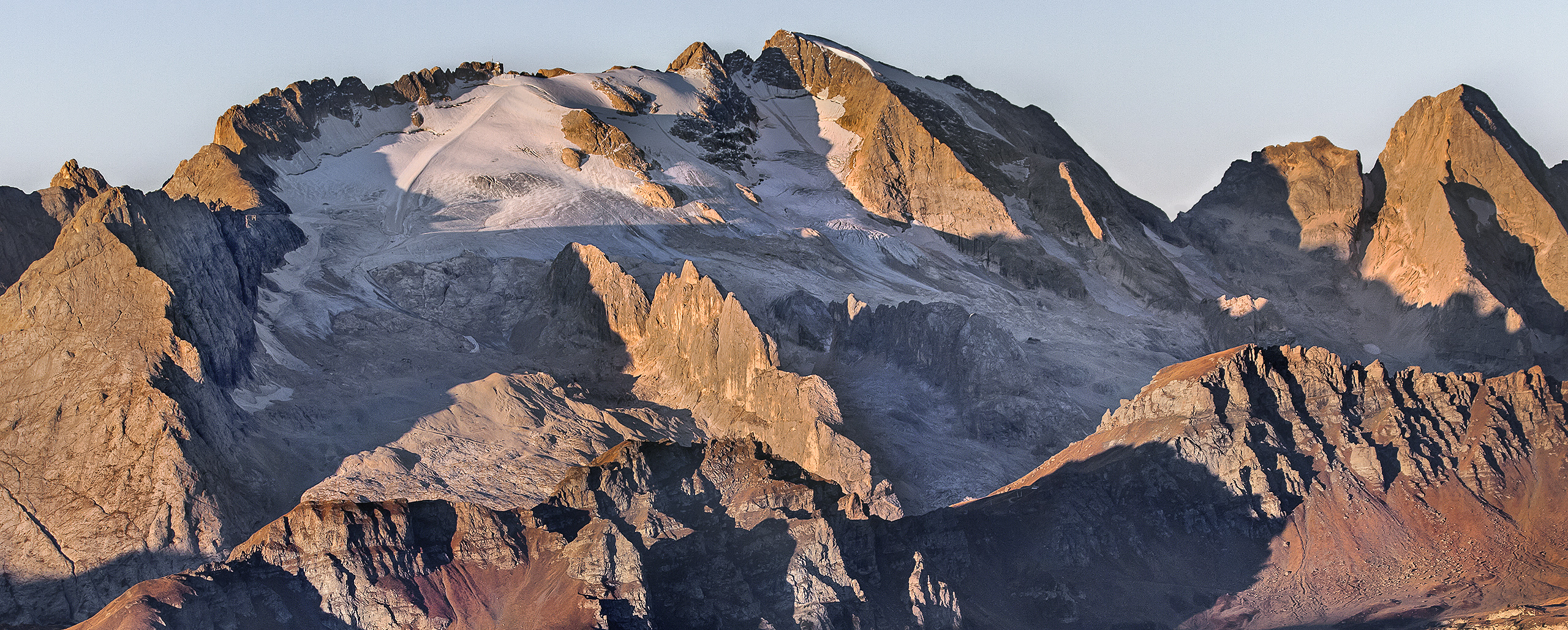 Marmolada, die Königin der Dolomiten.
