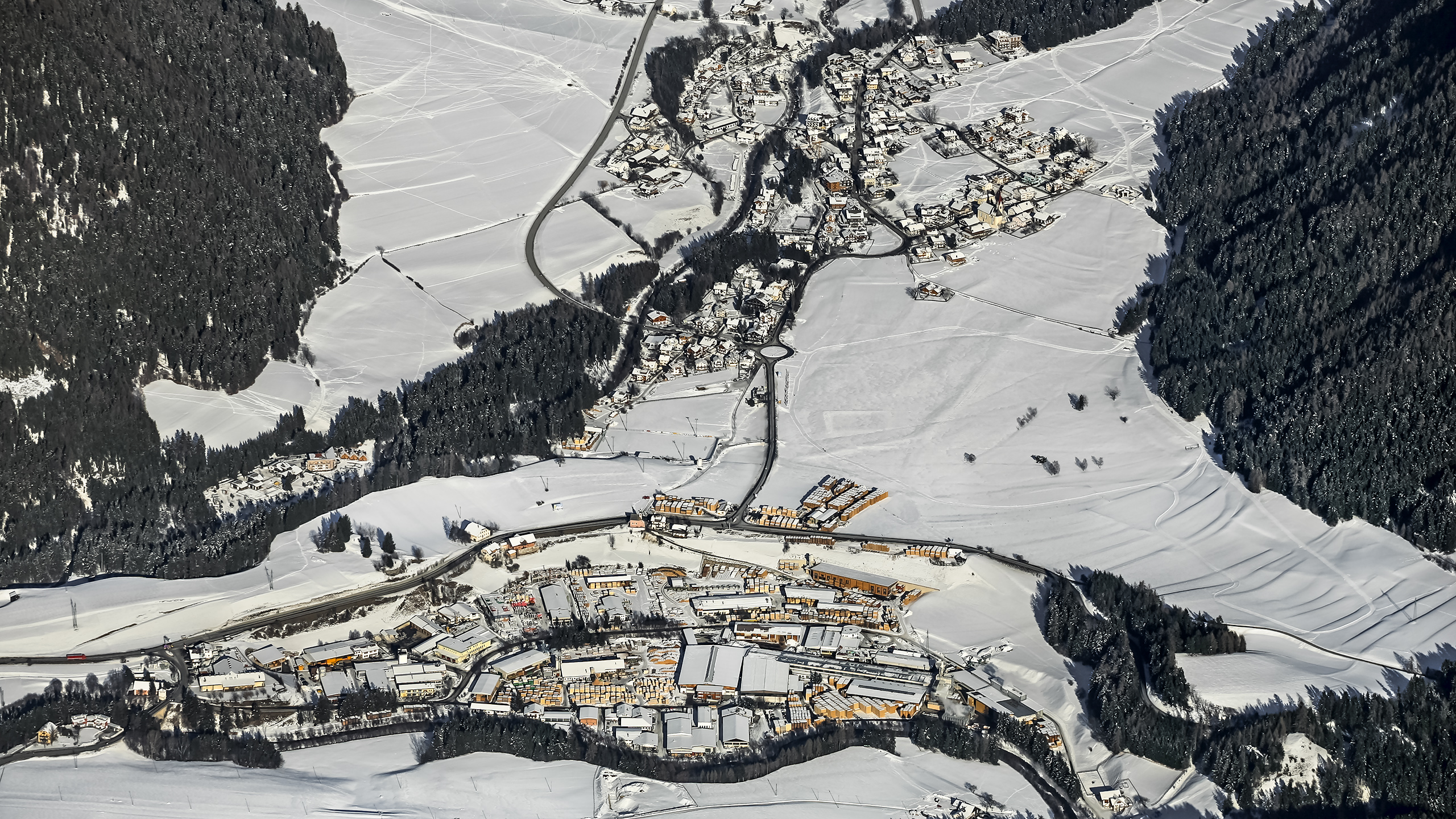 Abzweiger ins Antholzertal.