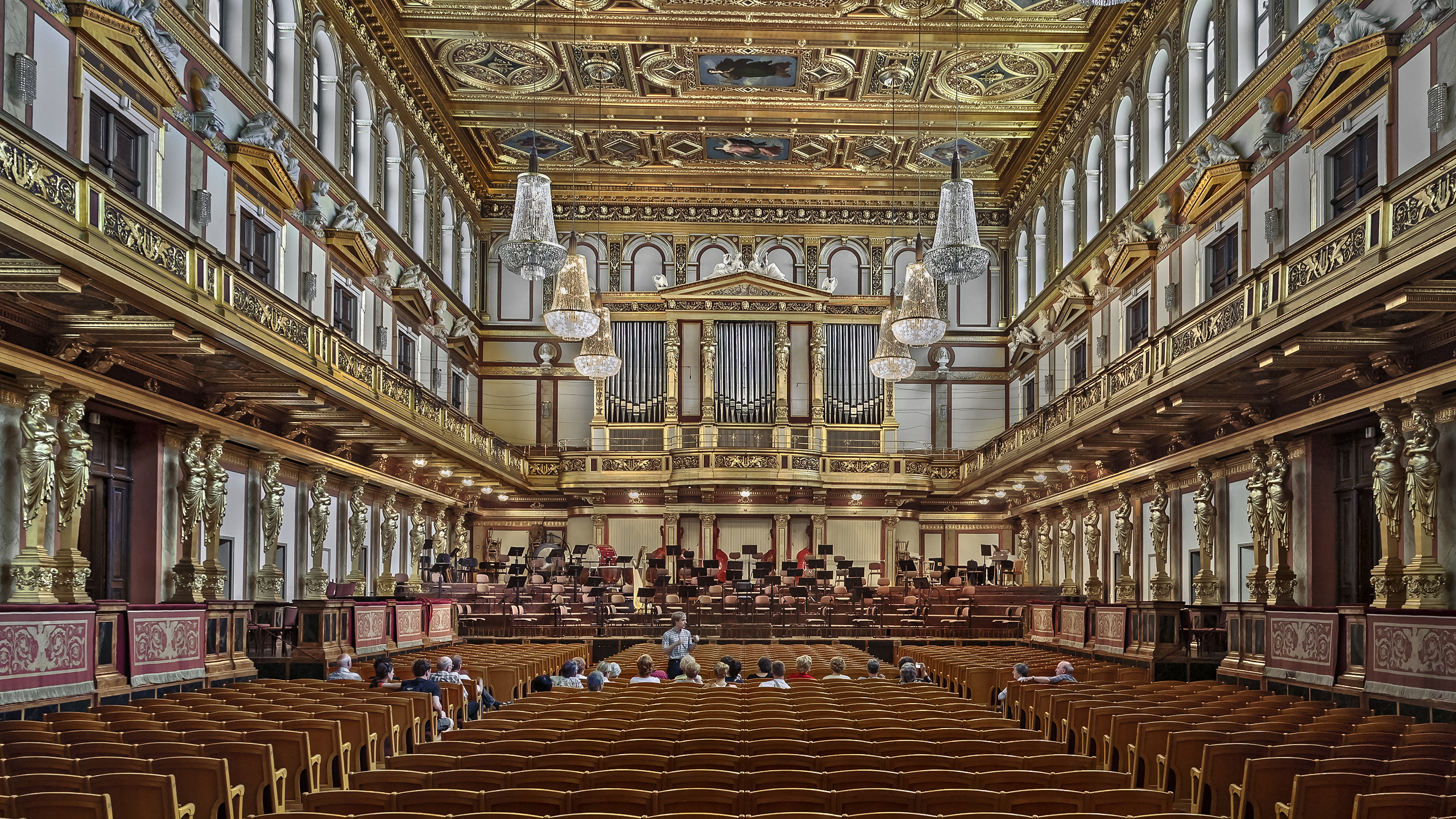 Goldener Saal, Musikverein, Wien.