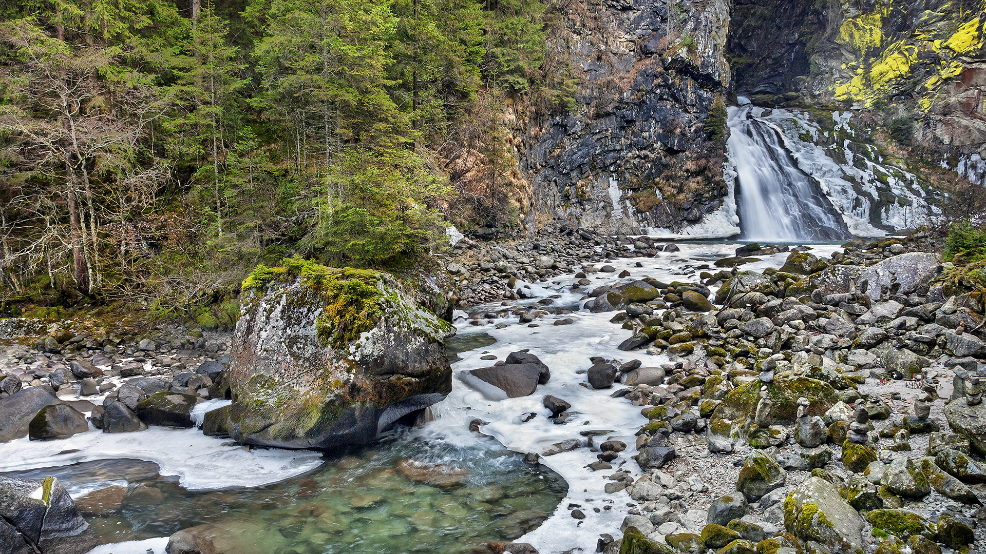 Reinfall bei Sand in Taufers.