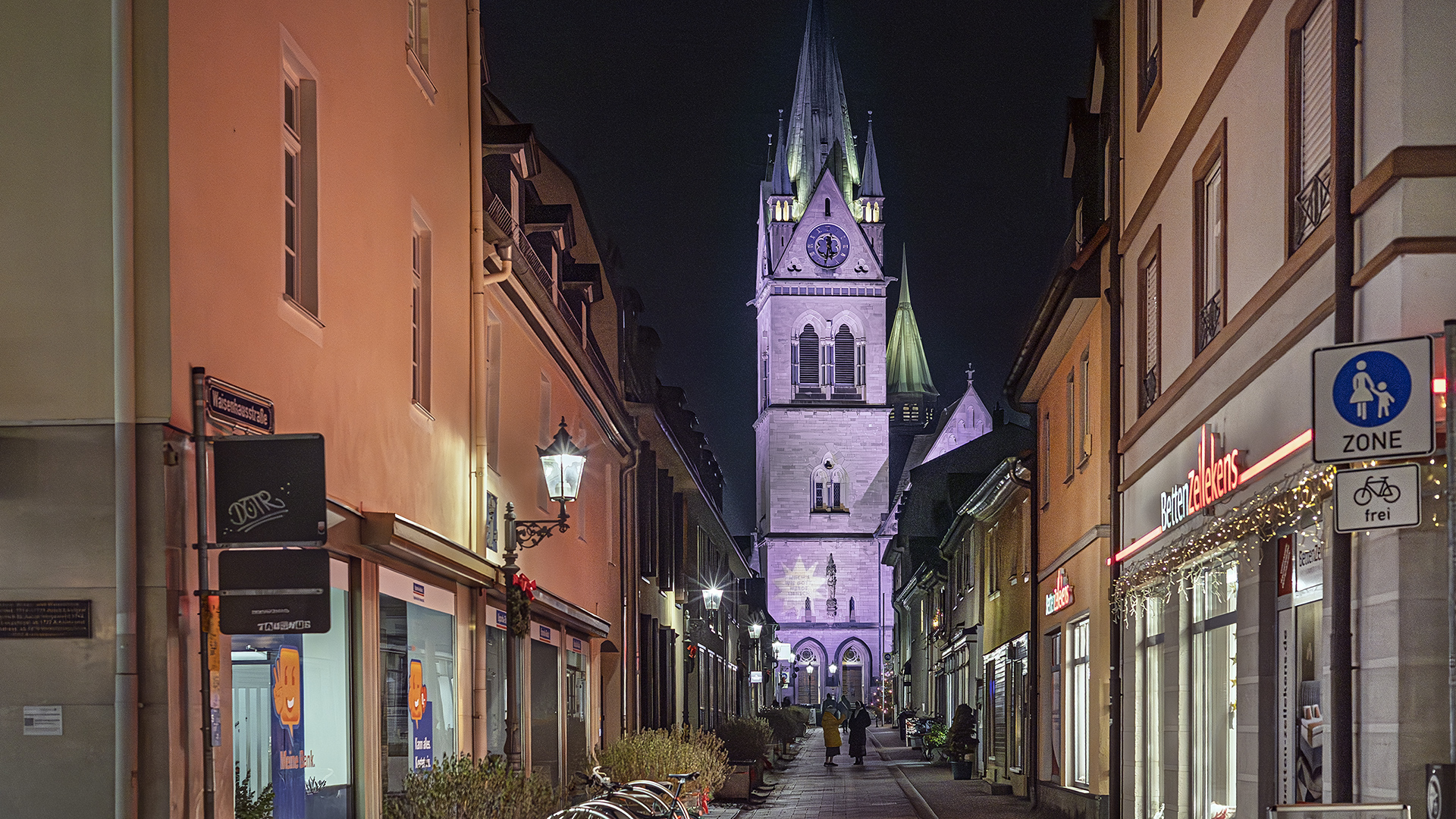 Sankt Marien, Bad Homburg, im Advent 2025.