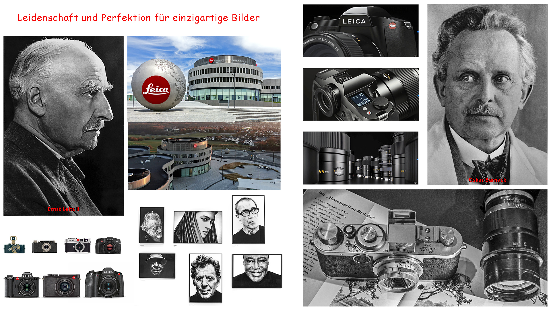 LEICA -100 Jahre Tradition und Inspiration: Die erste Kleinbild-Kamera hat ein Deutscher erfunden!