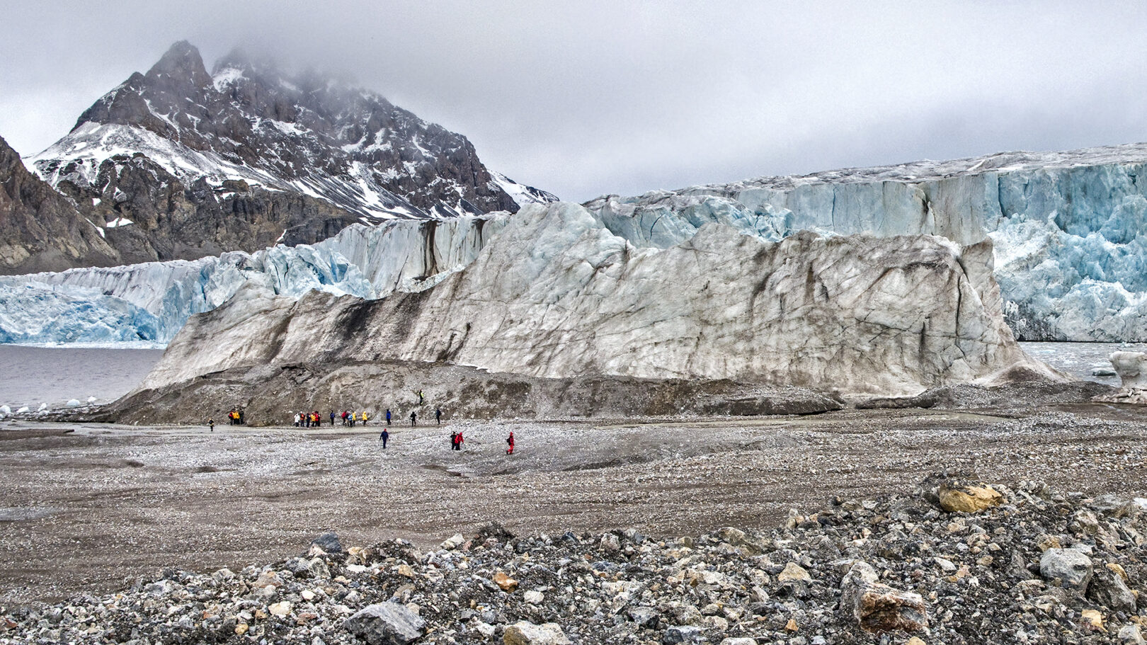 Svalbard, 14. Juli-Gletscher