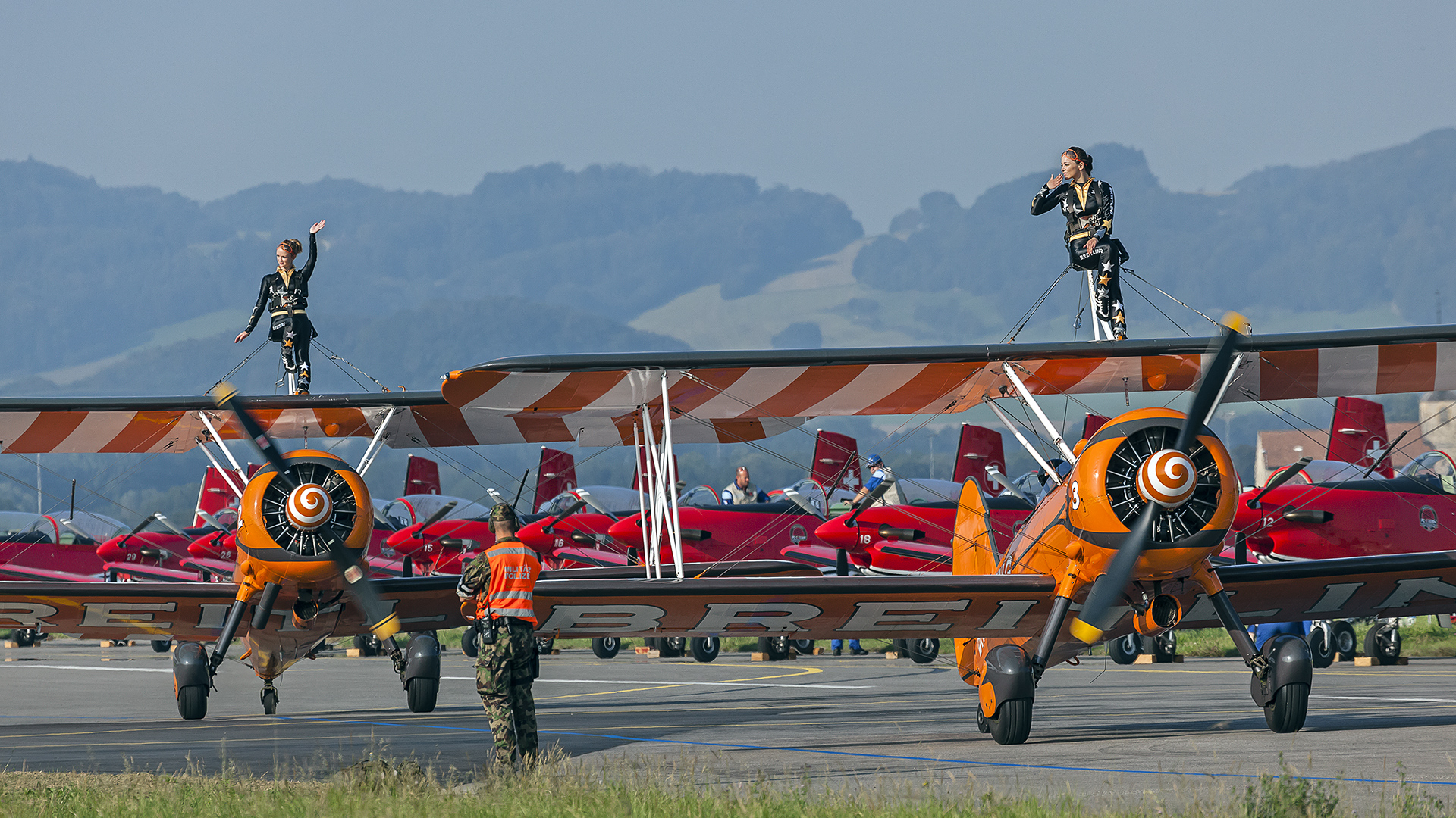 Show-Einlage BREITLING - AIR14 Payerne.
