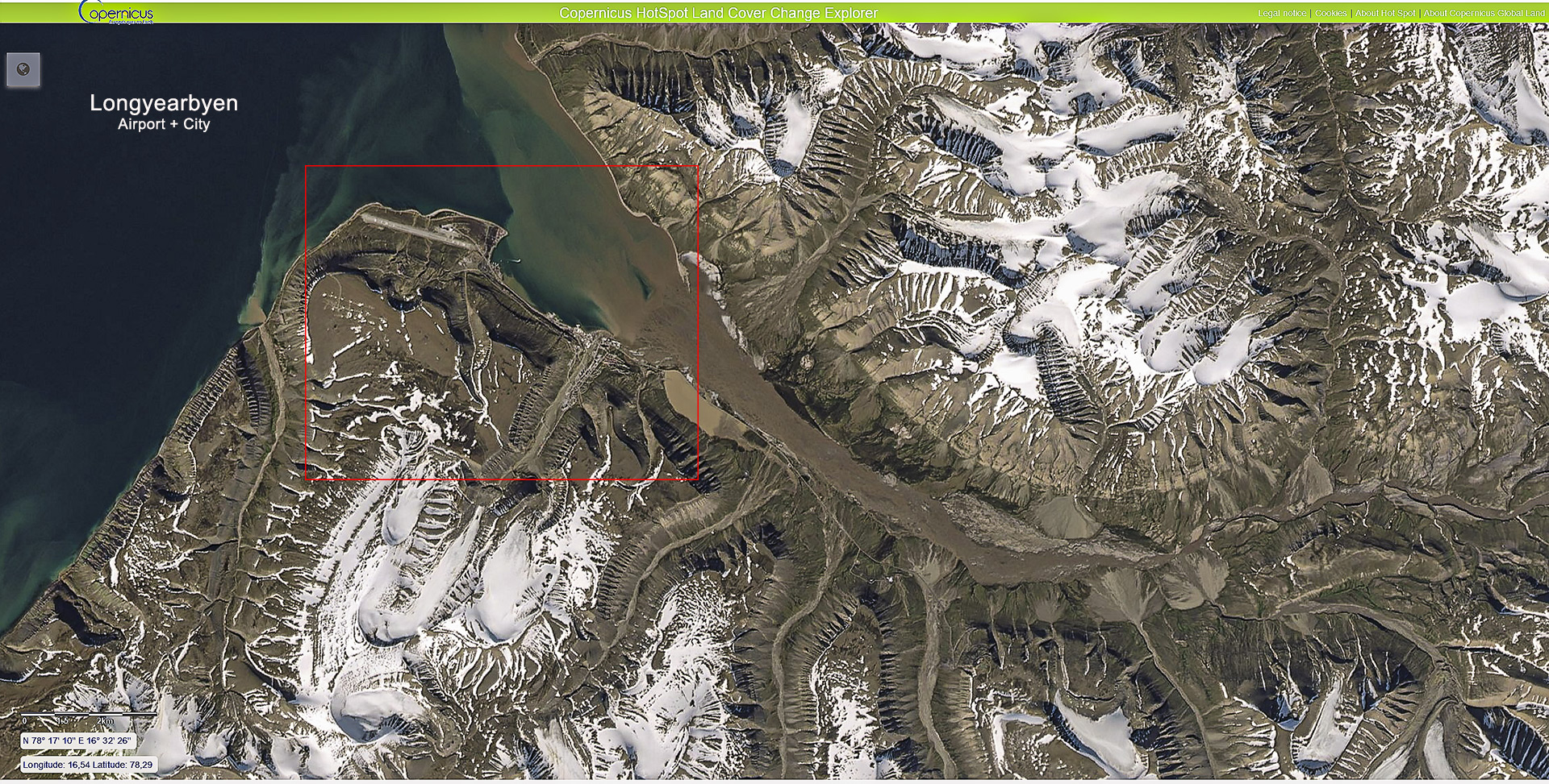 Longyearbyen, der Hauptort von Svalbard.