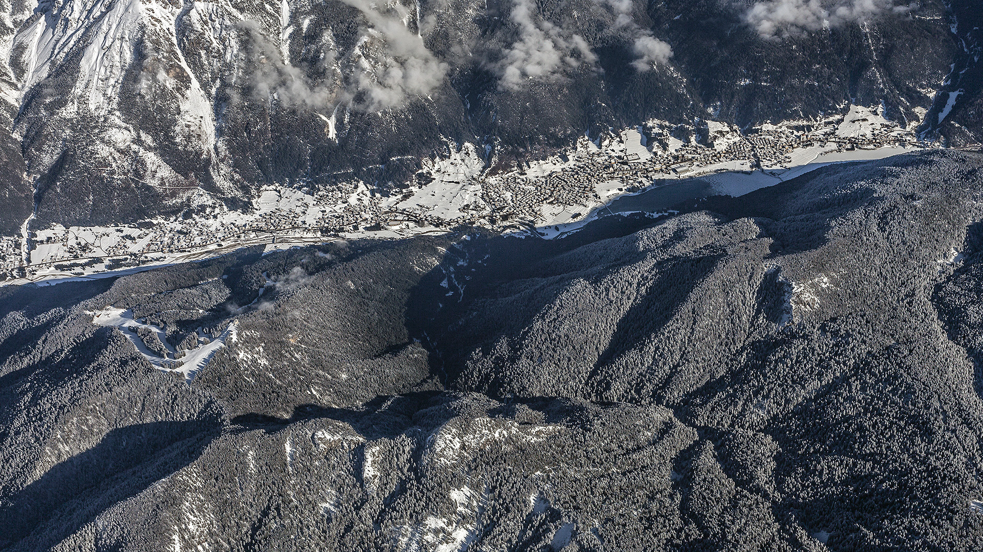 Tiefblick ins Cadore-Tal.