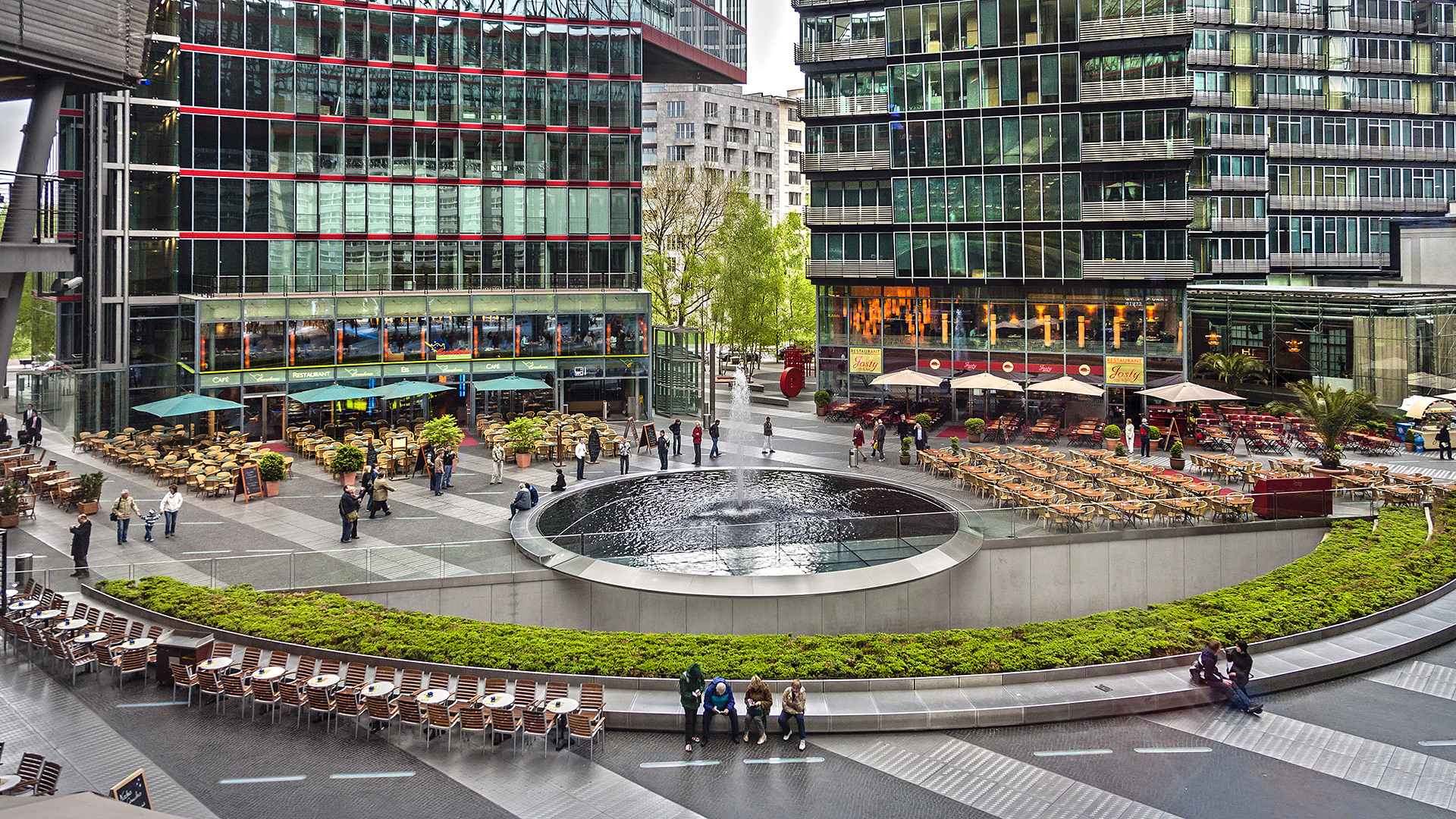 Sony-Center, Berlin. Potsdamer Platz.
