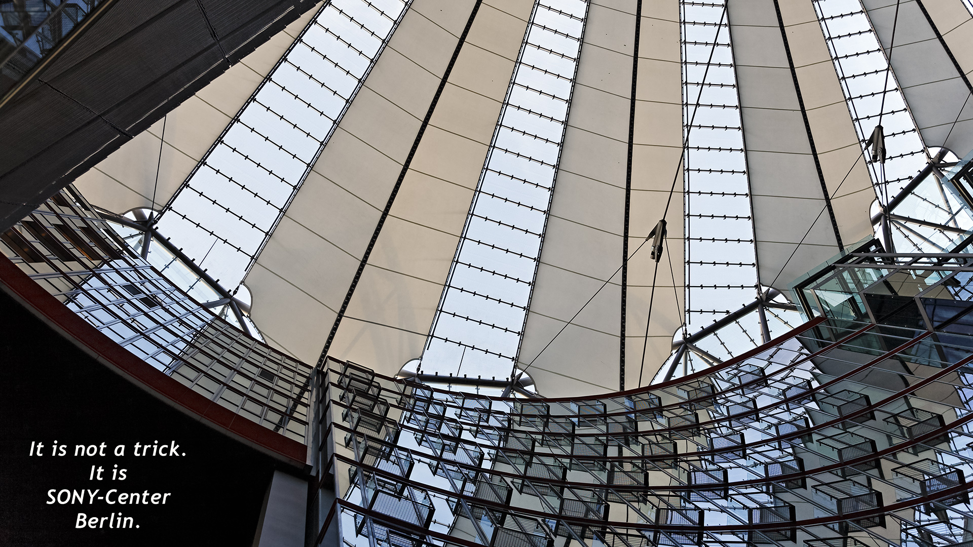 Sony-Center, Berlin. Potsdamer Platz.