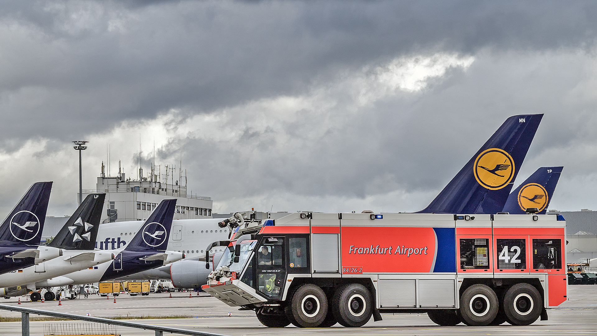 FRAPORT, Feuerwehreinsatz.
