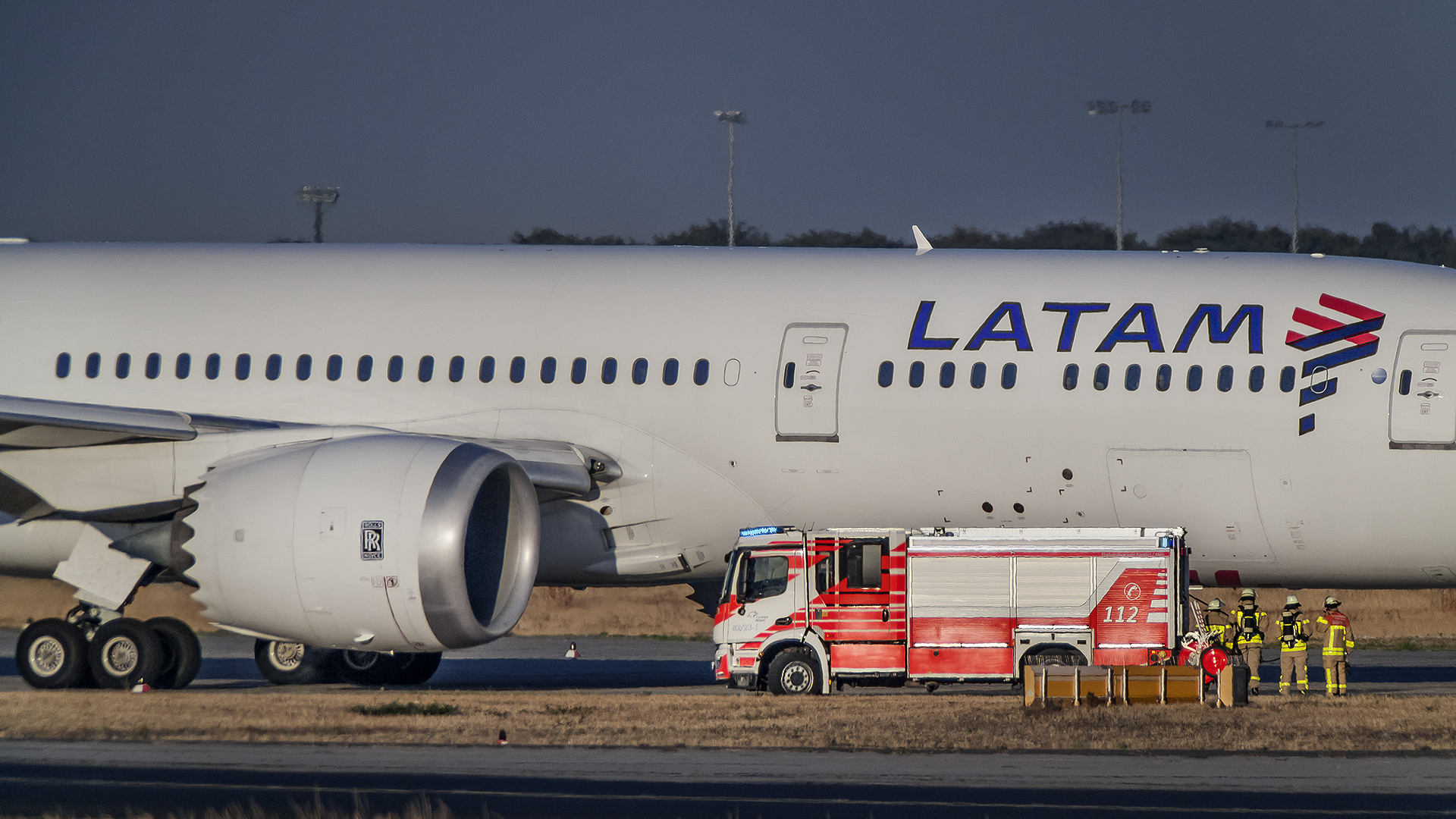 FRAPORT, Feuerwehreinsatz.