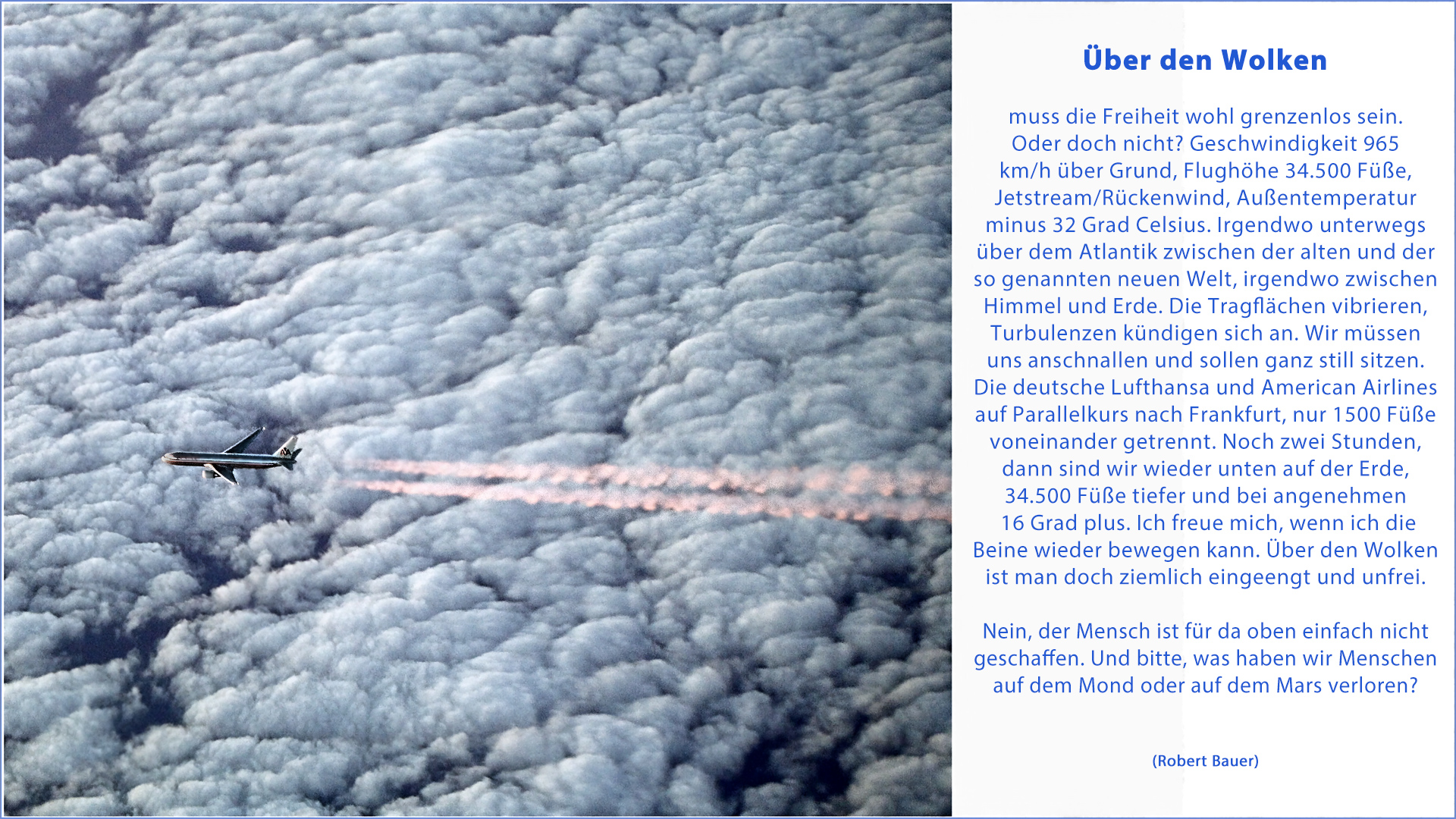 Über den Wolken