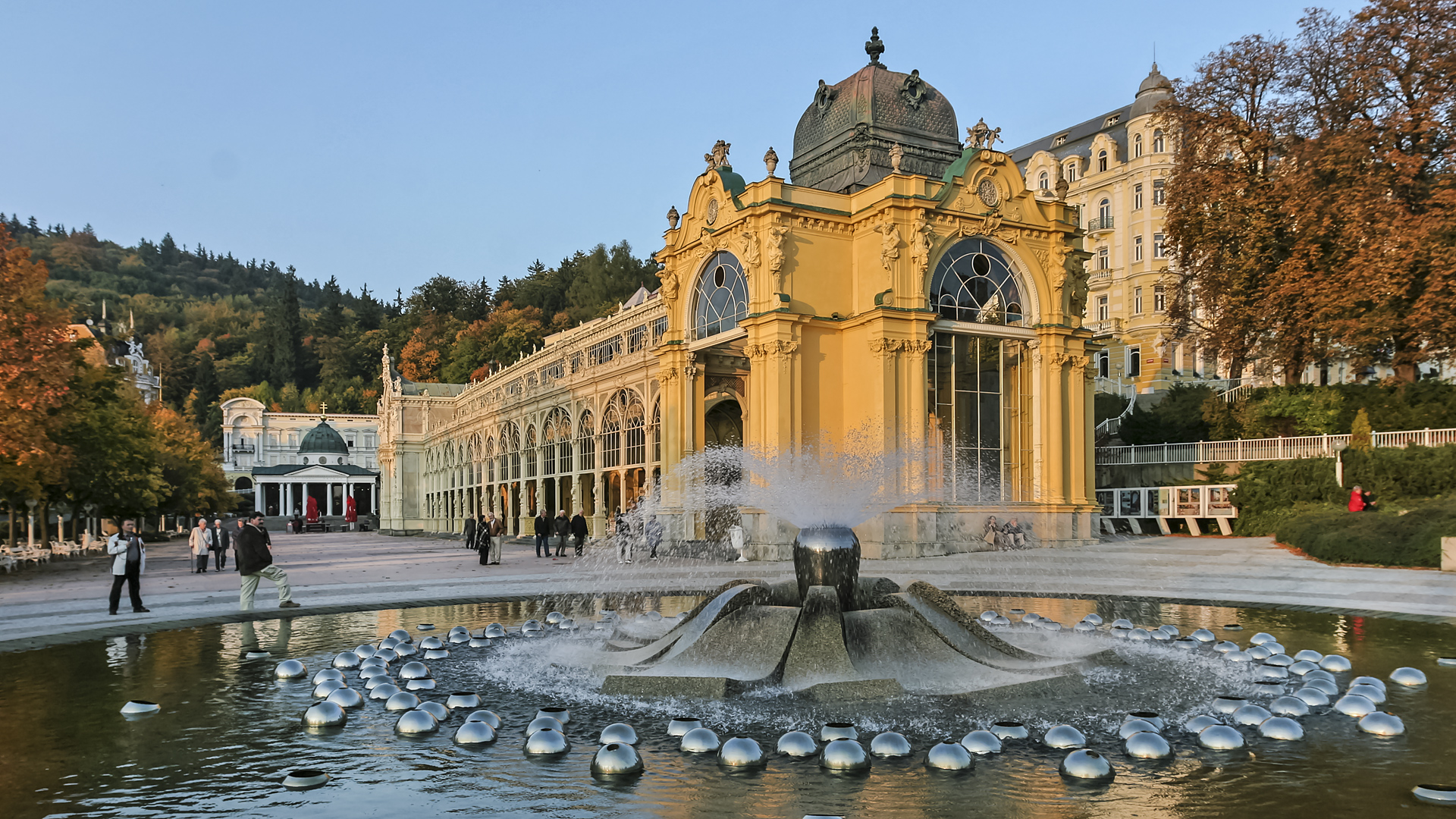 Im Herzen von Marienbad.