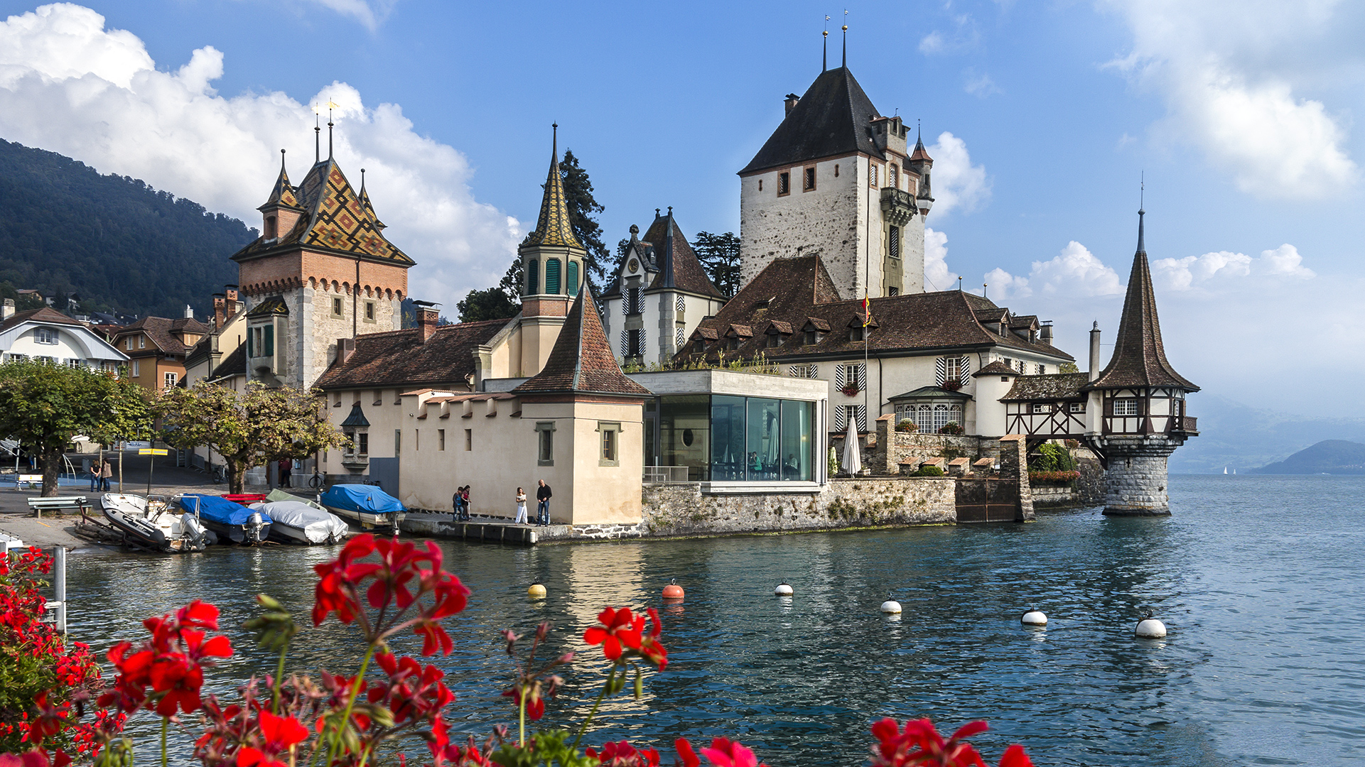 Schloss Oberhofen am Thuner See.