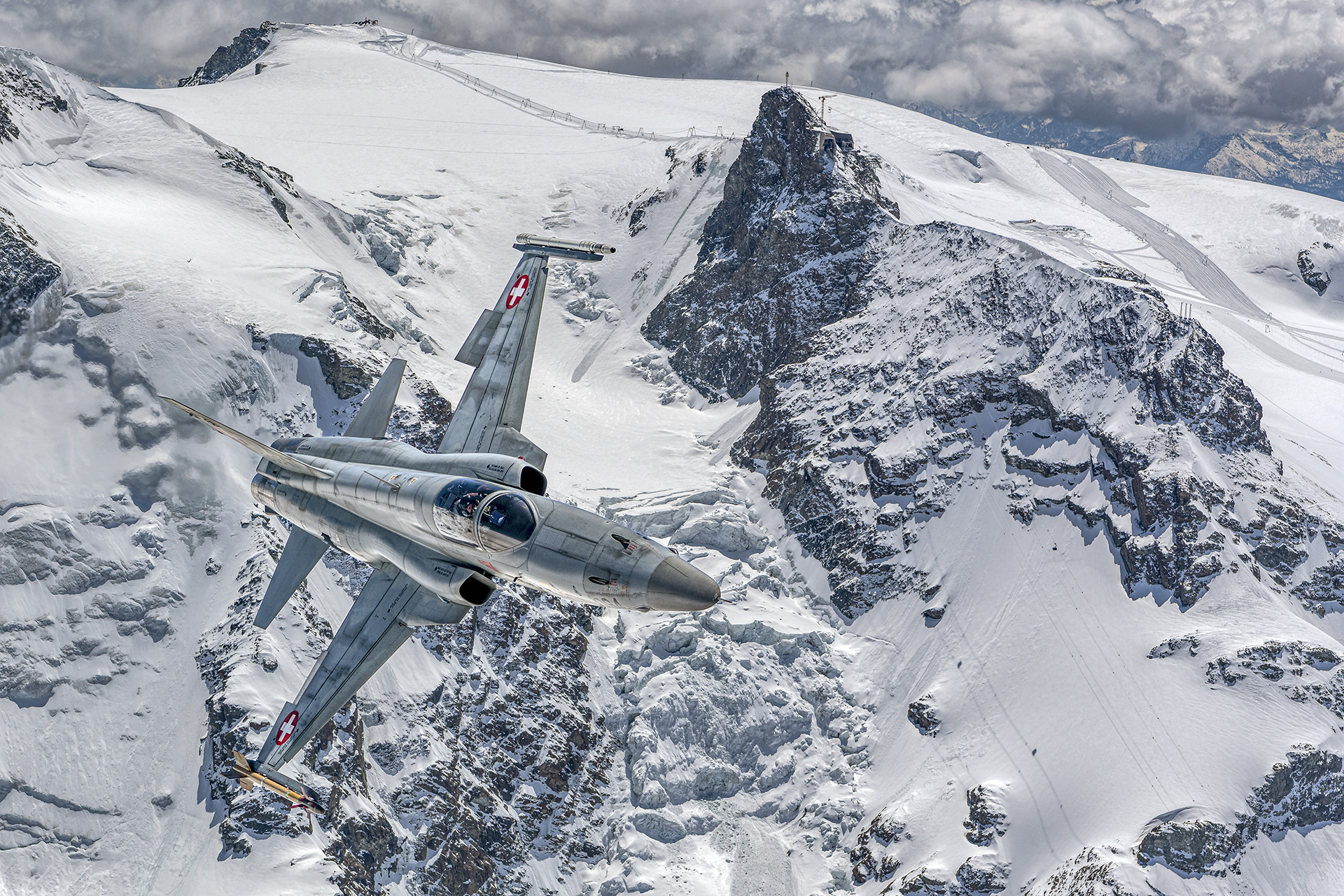 Aereo da combattimento, Northrop, caccia, protezione dello spazio aereo, montagne, Air-to-air