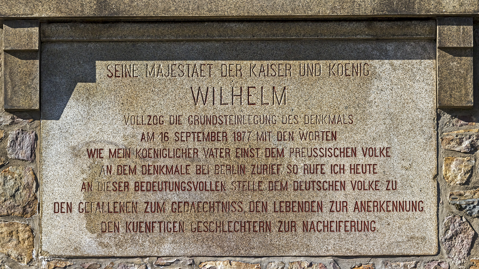 Den künftigen Geschlechtern zur Nacheiferung.