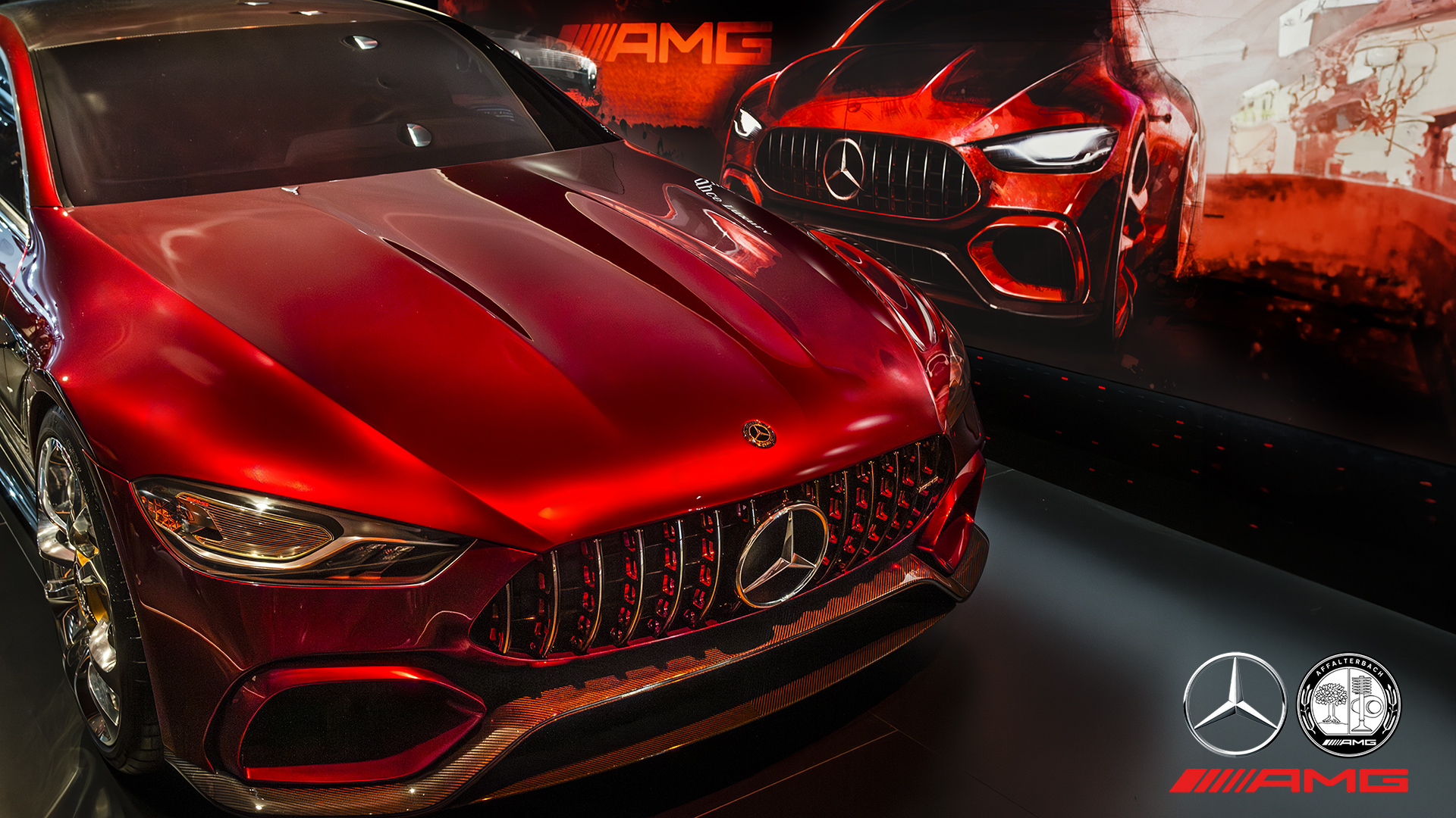 MERCEDRES AMG - augenscheinlich ein VER-BRENNER der Extraklasse.