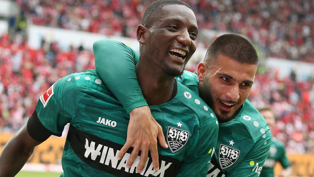 VfB Stuttgart: Serhou Guirassy nach dem 3:1 gegen M05. © Frey-Pressebild/Deines/IMAGO.