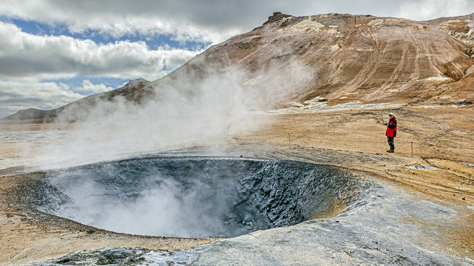 https://eyelandtraveller.com/destinationen/namafjall-hverir/ Georhermalgebiet Namafjall Hverir.