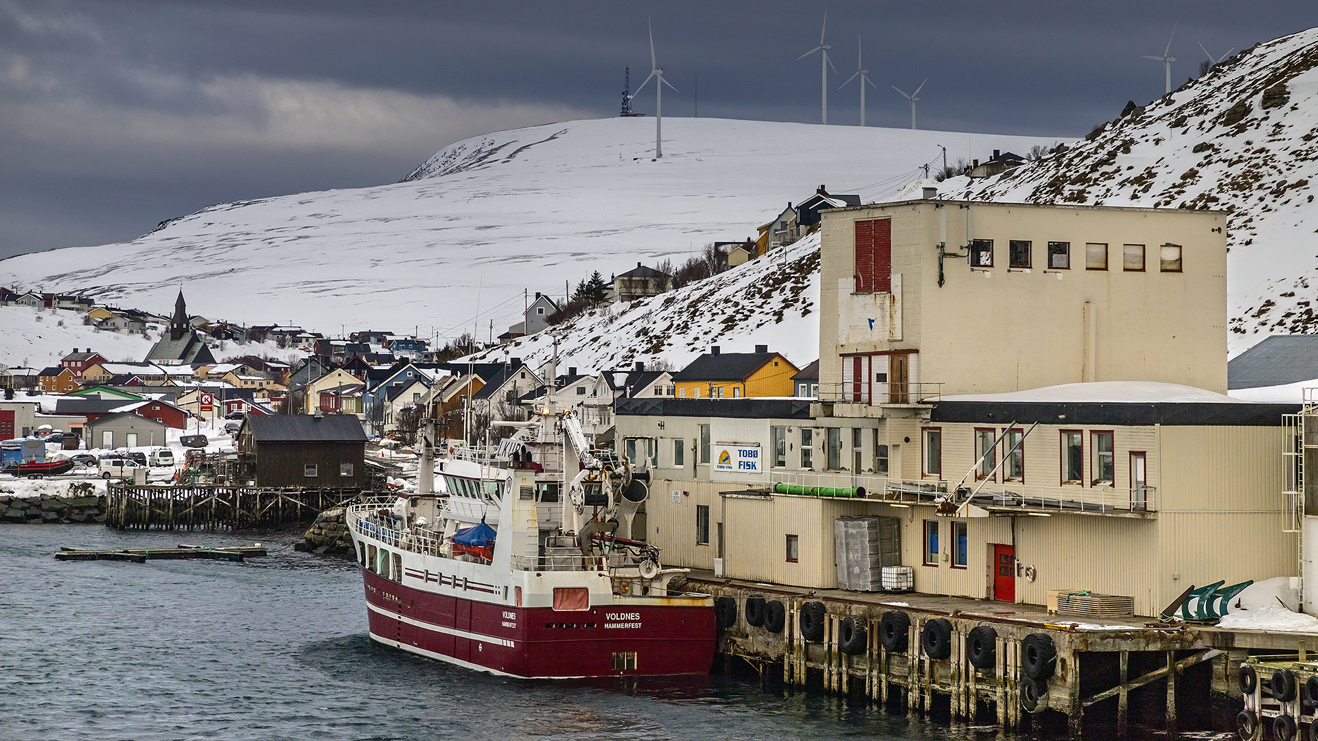 Im Hafen von Havoysund.