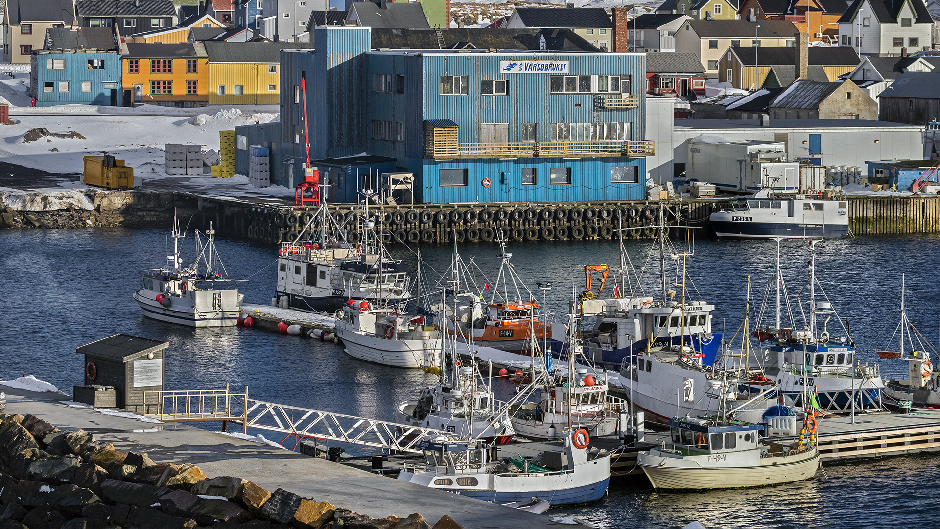 Im Hafen von Vardö.