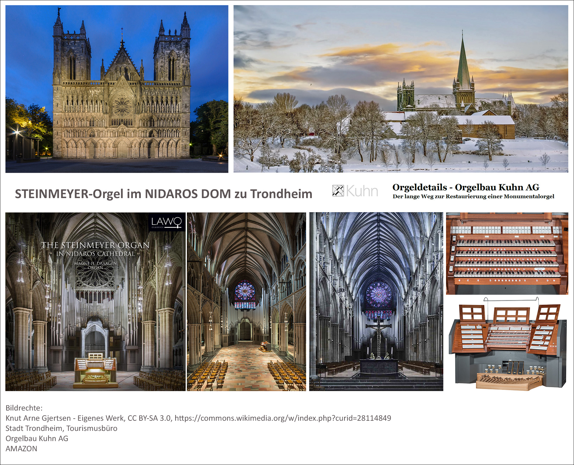 https://www.orgelbau.ch/de/jubilaeumsanlass-trondheim/articles/20-05-2014-nidarosdom-trondheim.html <a href="https://www.amazon.de/Steinmeyer-Organ-Nidaros-Cathedral-Trondhei/dp/B00OYKKZW0" target="_blank" rel="noopener">AMAZON: THE STEINMEYER ORGAN IN NIDAROS CATHEDRAL</a>
