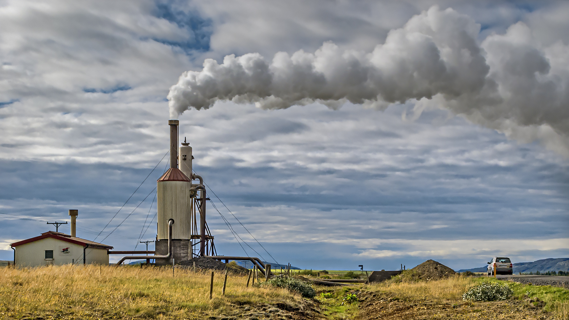 Privates Geothermal-Kraftwerk vor der Haustüre.