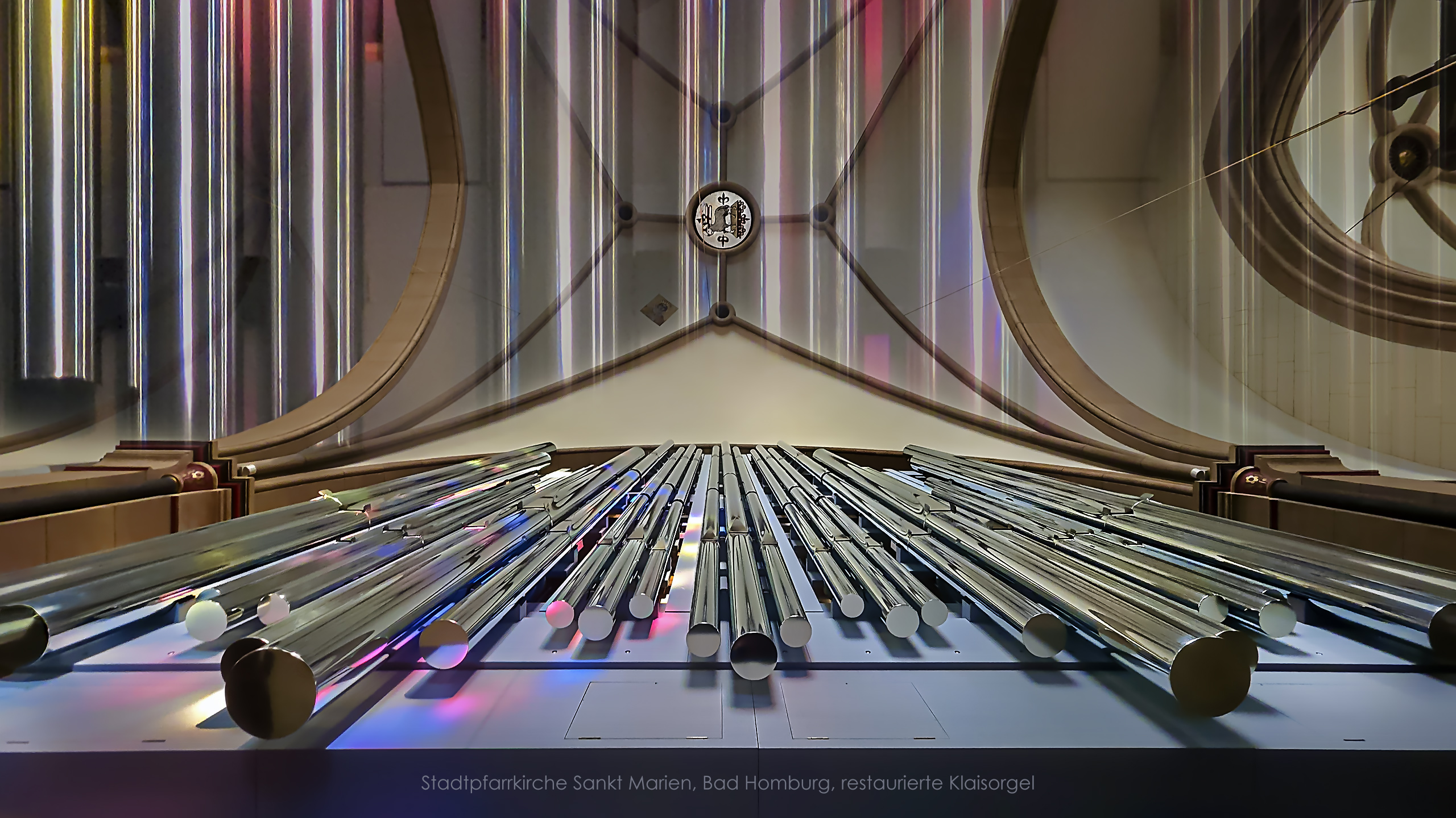 Restaurierte Klais-Orgel in der katholischen Marienkirche.