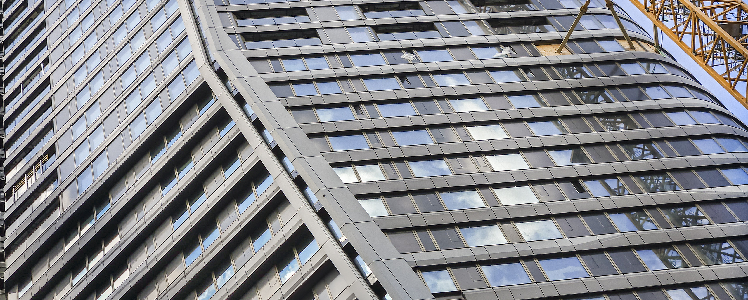 Stahlbeton und Glas - abolut "klimafeindlich".