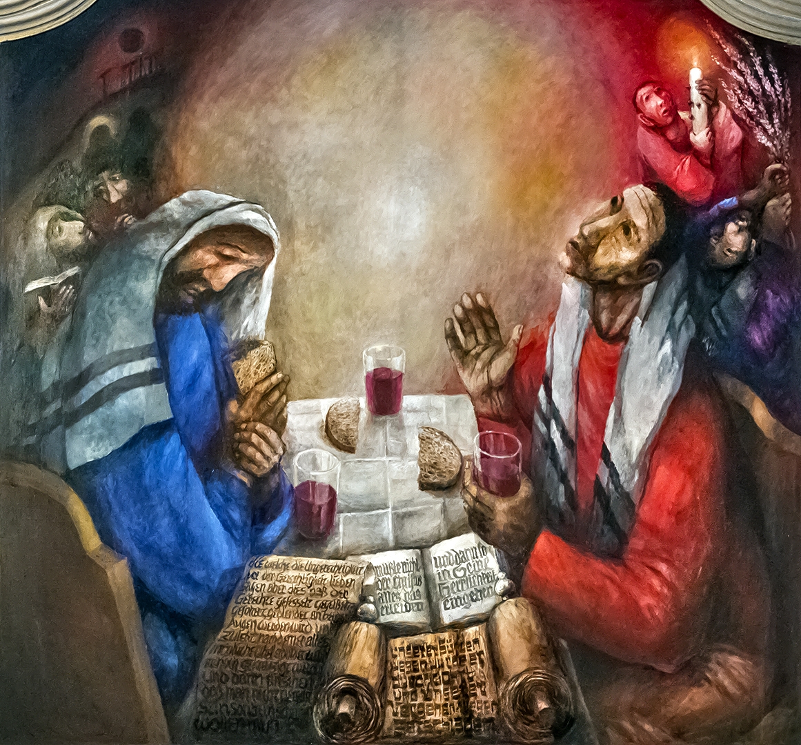 Sieger Köder, Rosenberger Emmaus-Altar.