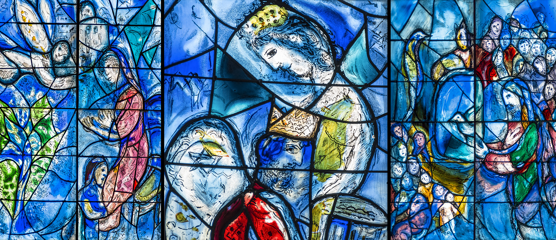 SARA - DAVID UND BATSEBA - ARCHE NOAH  -  Pfarrkirche St. Stephan, Mainz.