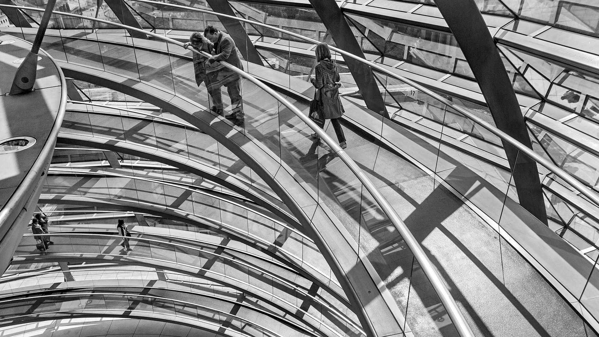 Reichstagskuppel, Berlin.