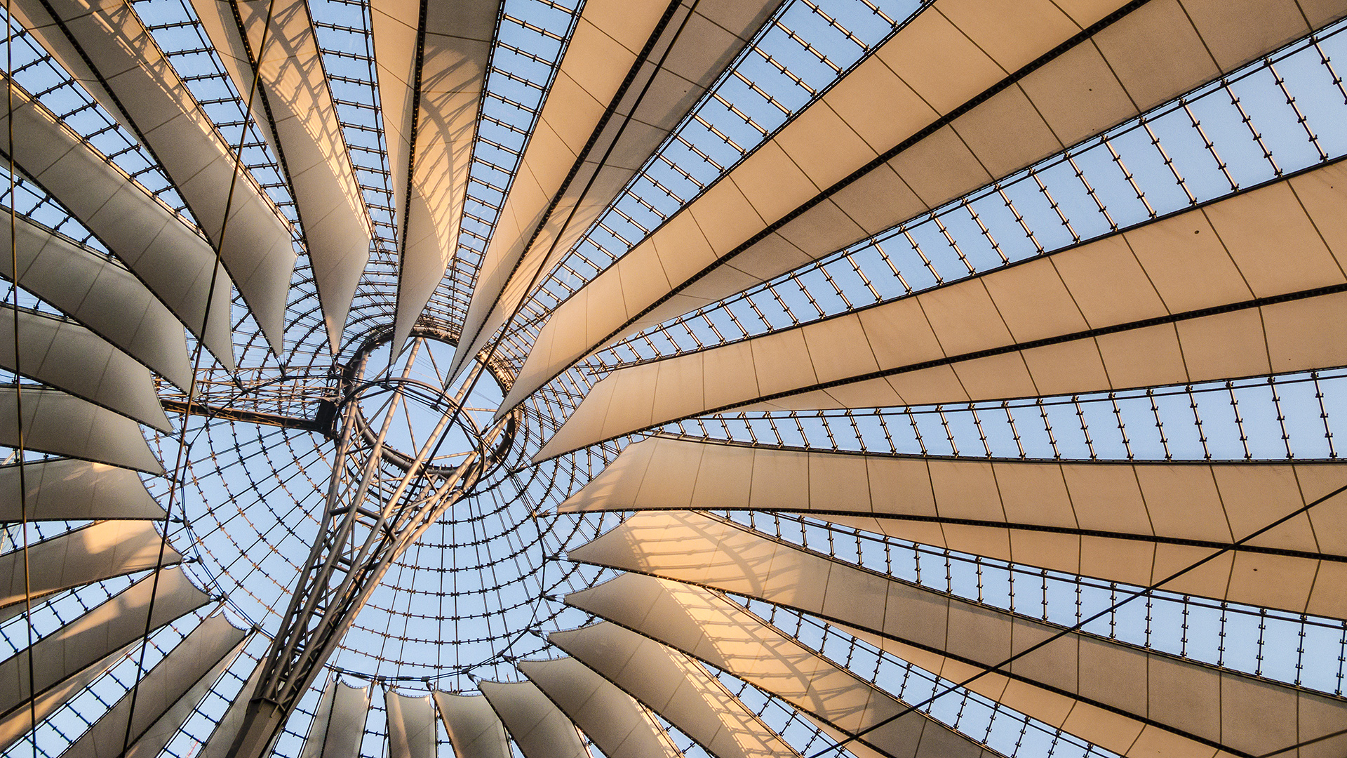 Sony-Center, Berlin. Potsdamer Platz.
