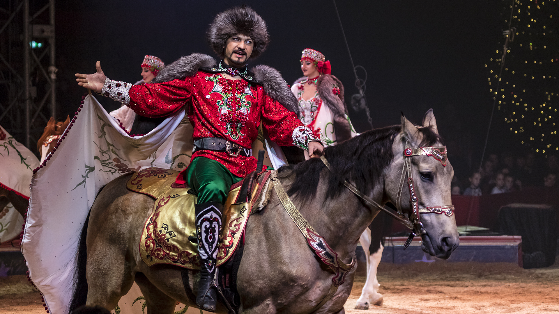 Truppe Józef Richter, 26. Weltweihnachtscircus Stuttgart 2018.