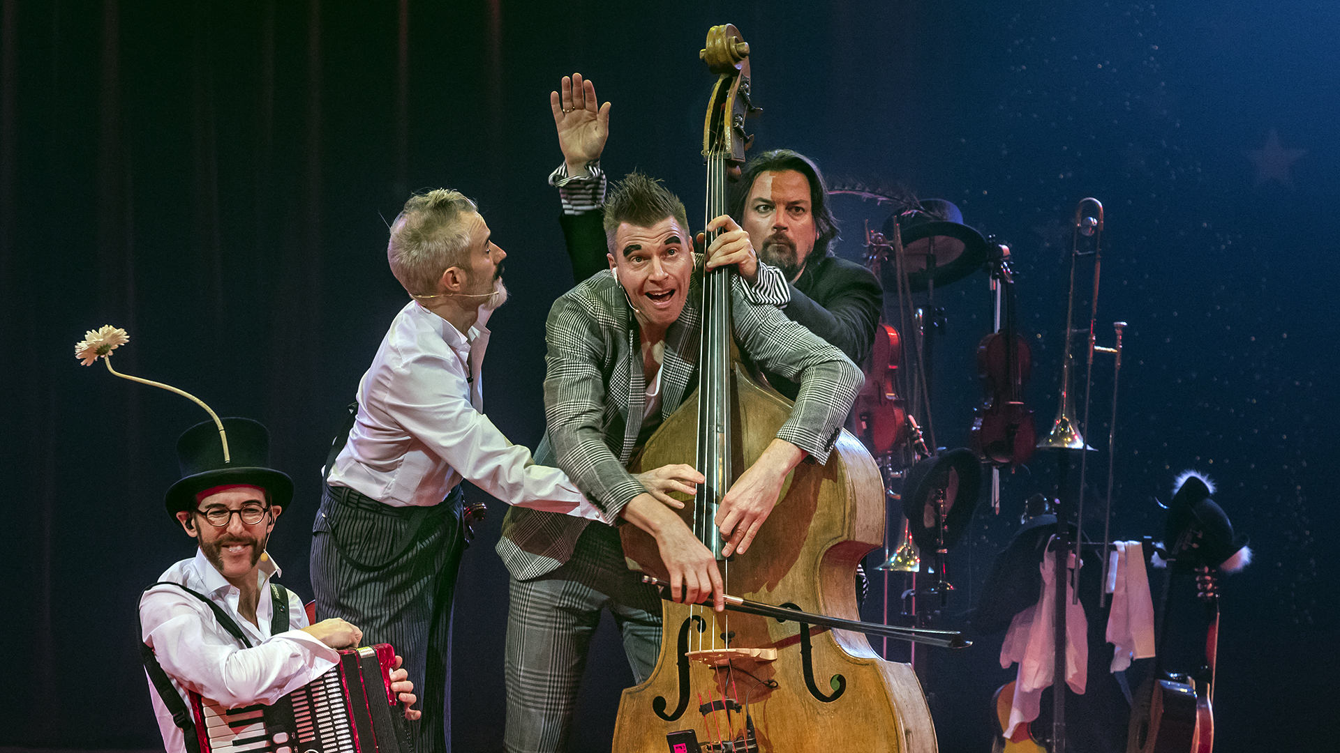GRUPPE SLÄPSTICK, 25. Weltweihnachtscircus Stuttgart 2017.