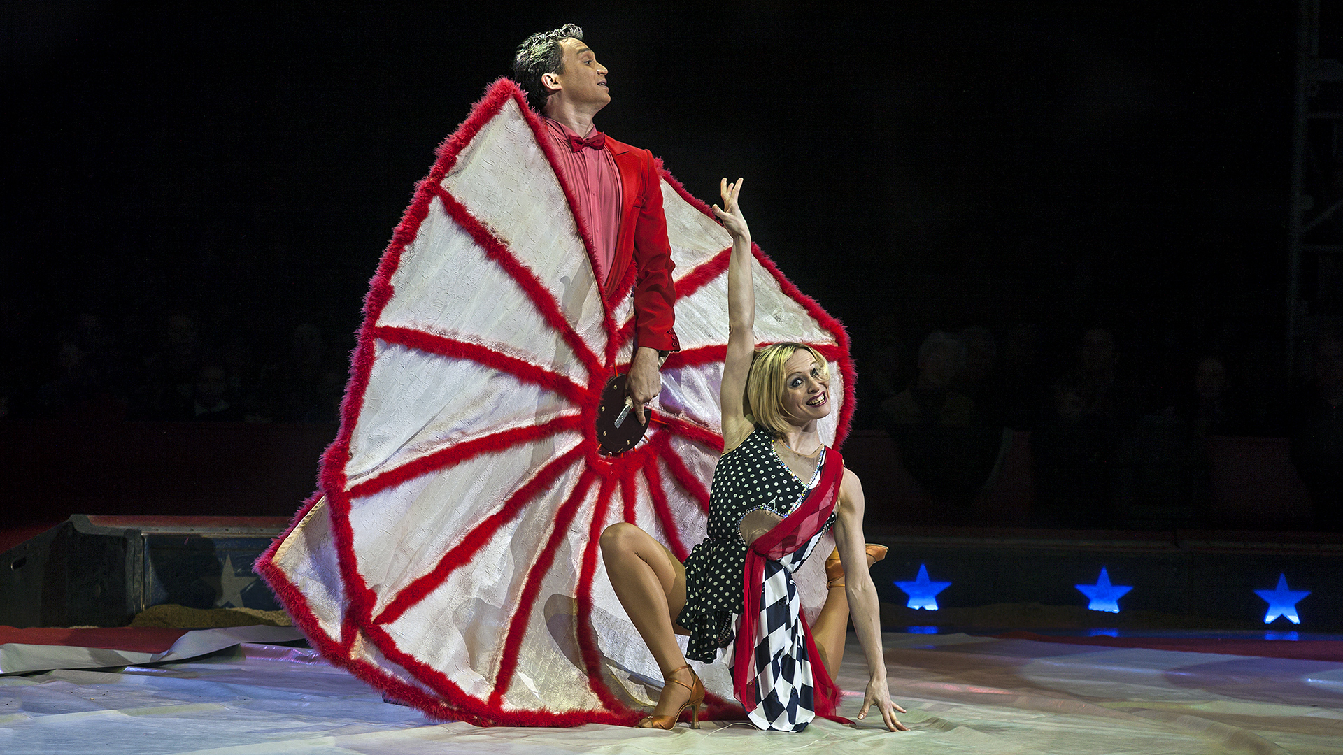 Viktor und Elena Minasov, Kostümgeheimnisse, Weltweihnachtscircus 2008.
