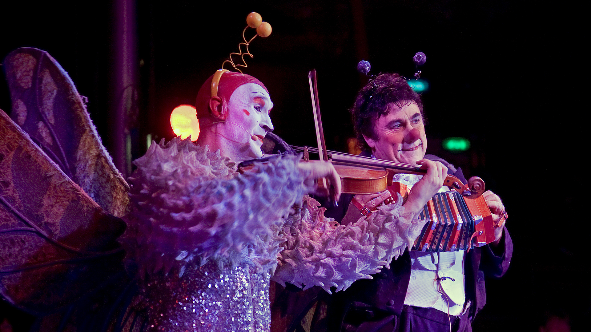 DAVID LARIBLE und CLOWN GENSI, Circus Roncalli 2007.